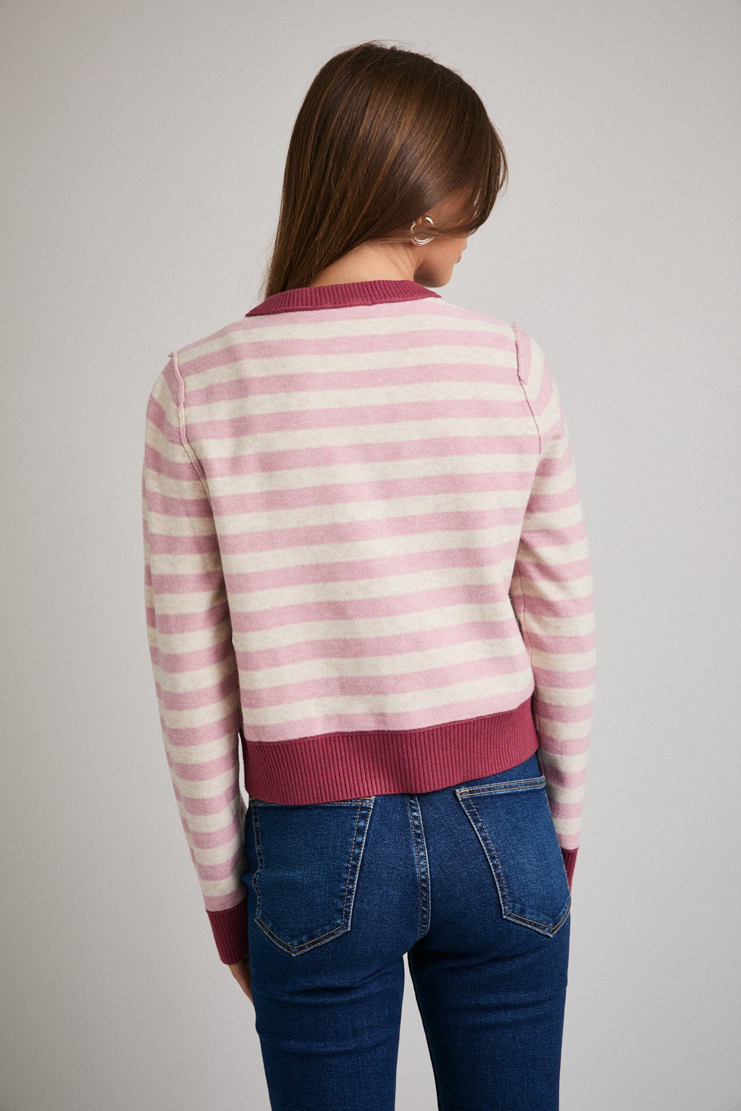 ANISTON STRIPE CARDI