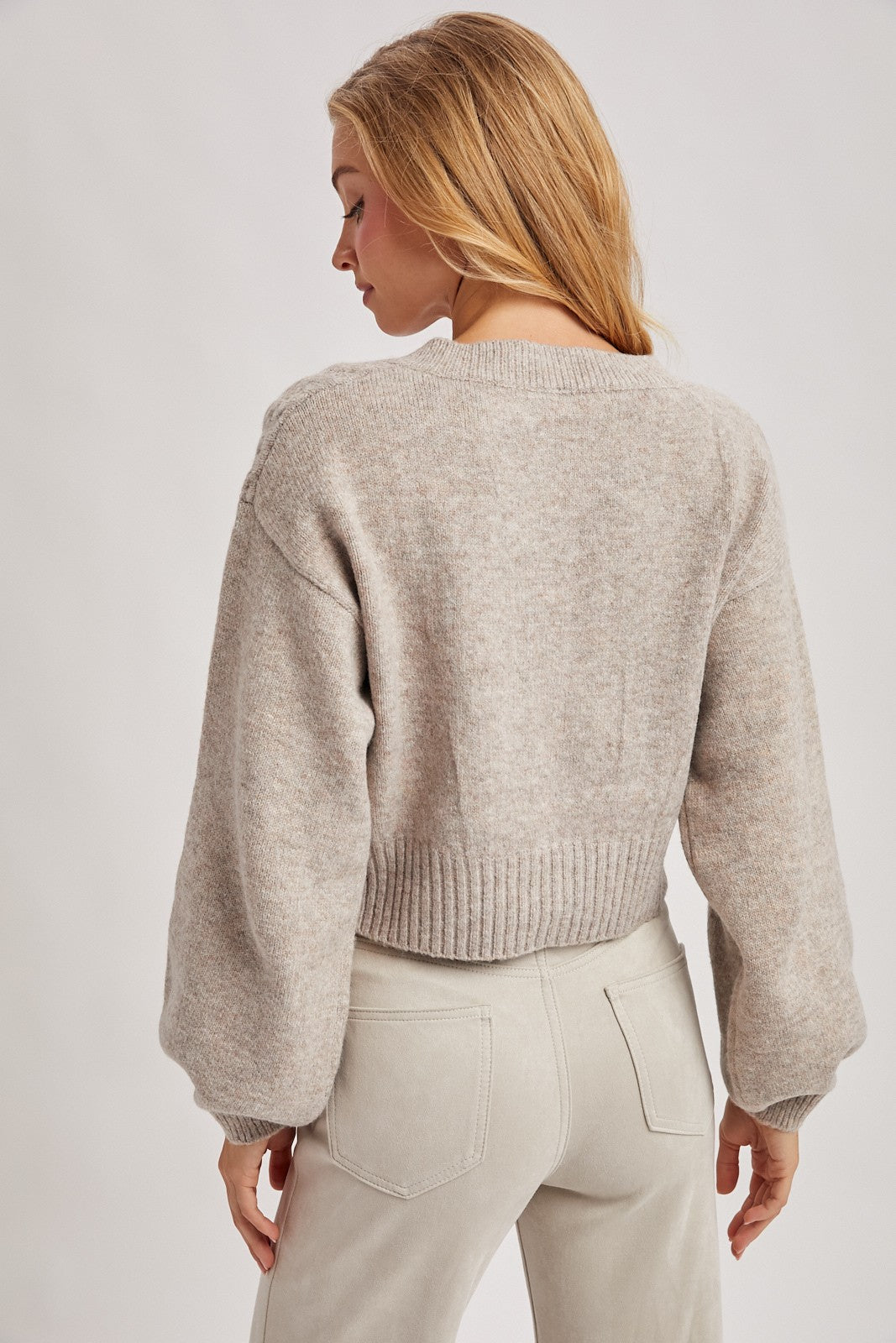 MIAH CABLE SWEATER