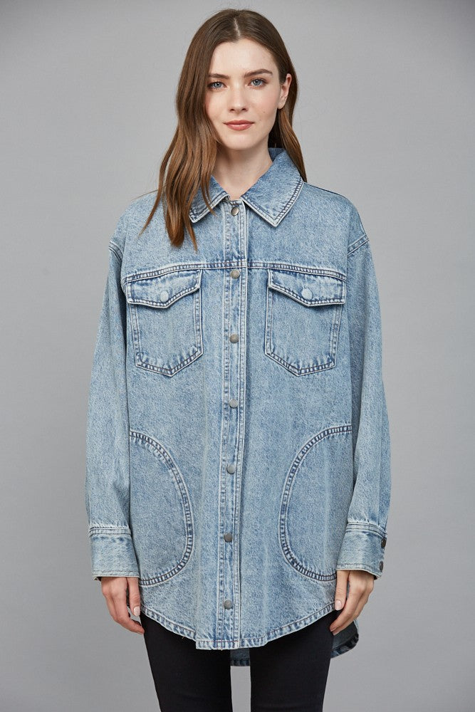 FINLEY DENIM SHACKET