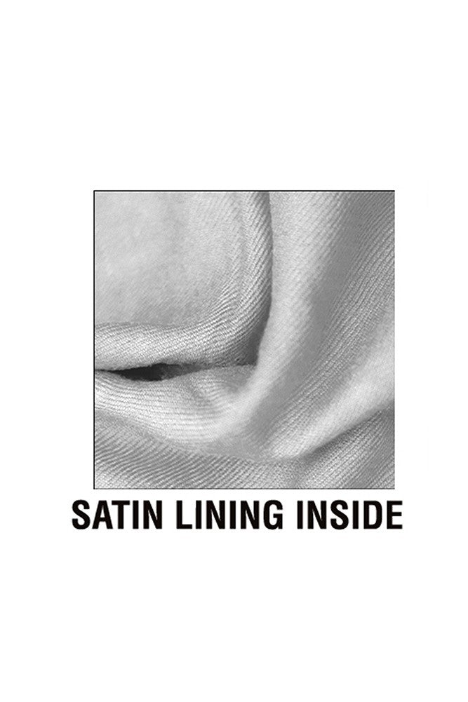 Heather Cable With Satin Lining Pom Beanie