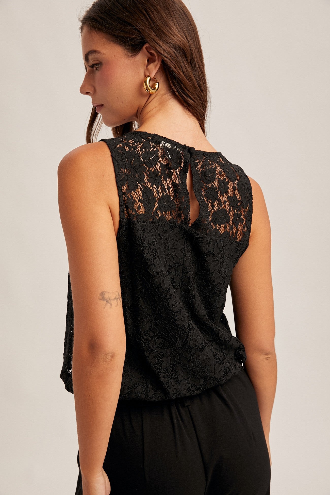 PRISCILLA LACE TANK