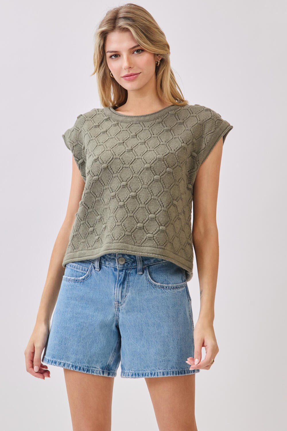 GEMMA POPCORN SWEATER