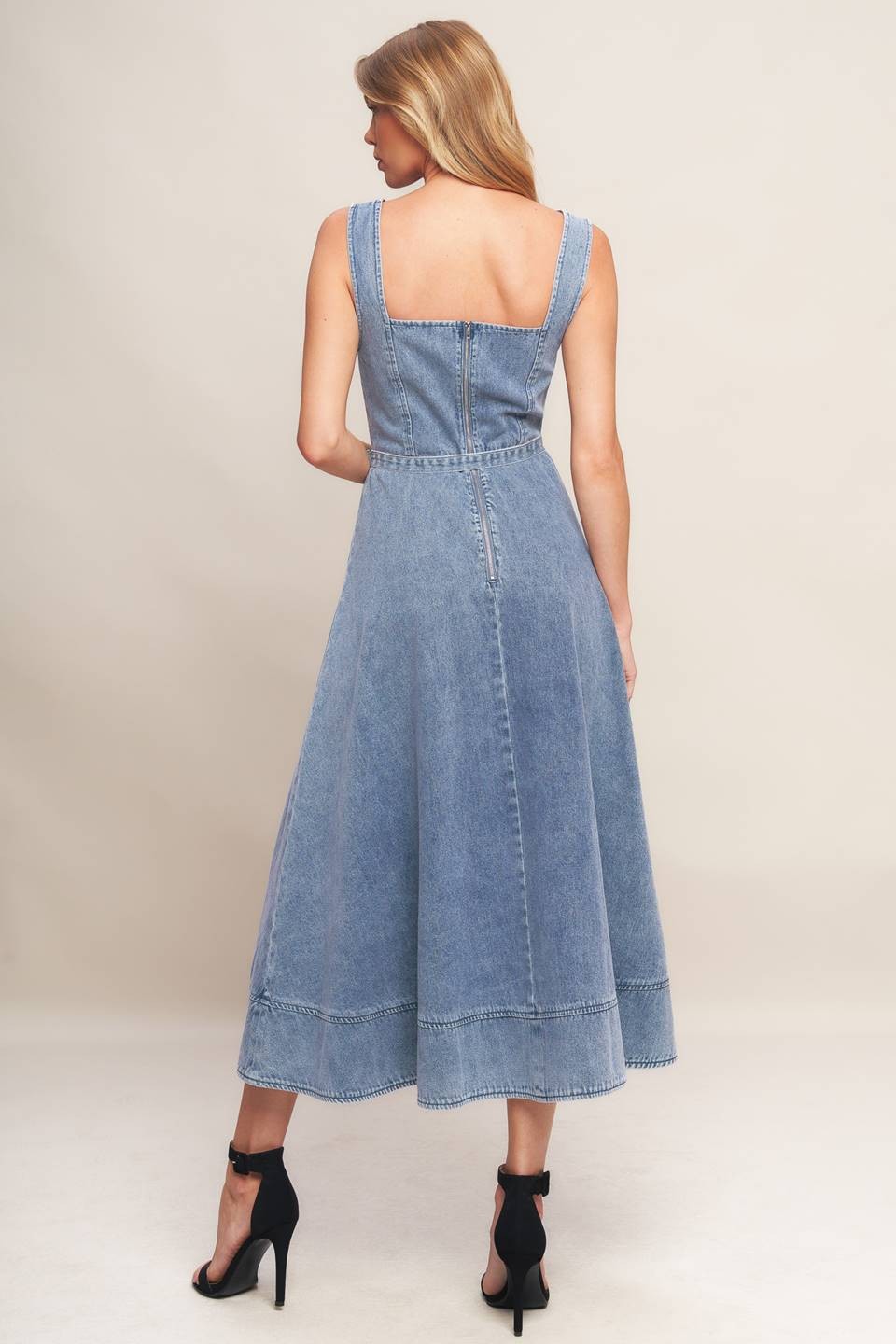 JENNA DENIM DRESS