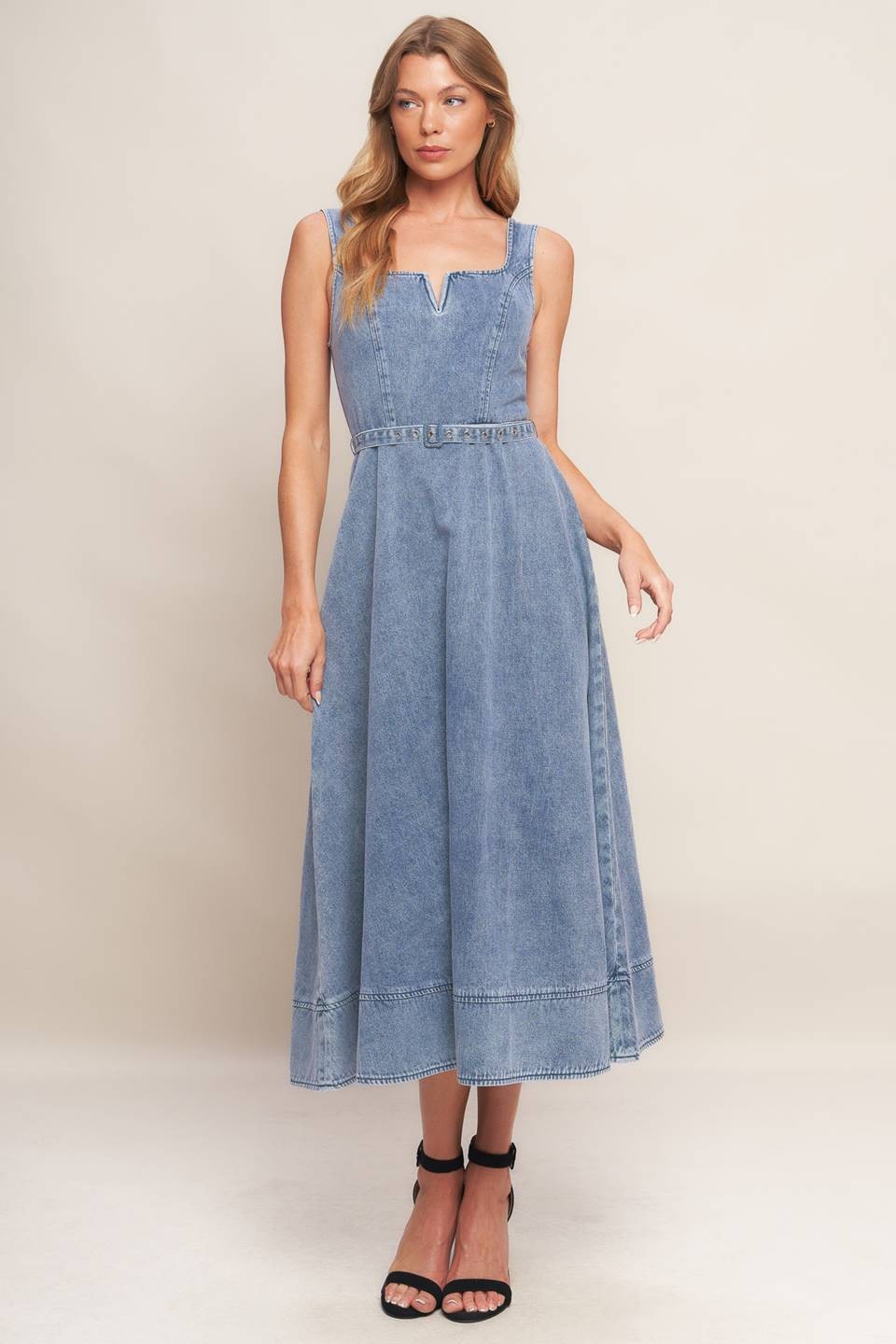 JENNA DENIM DRESS
