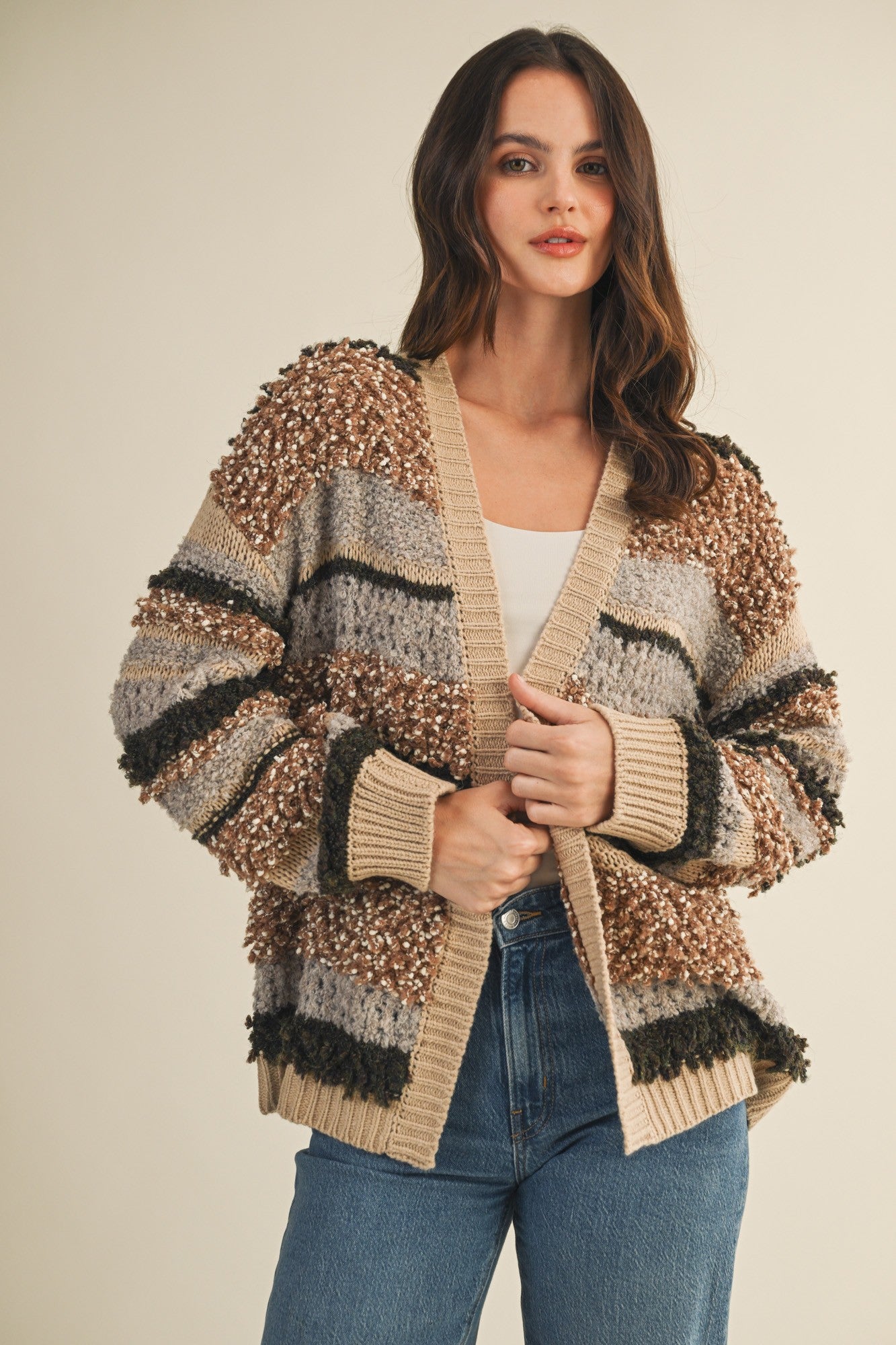 MAGGIE TEXTURED CARDIGAN