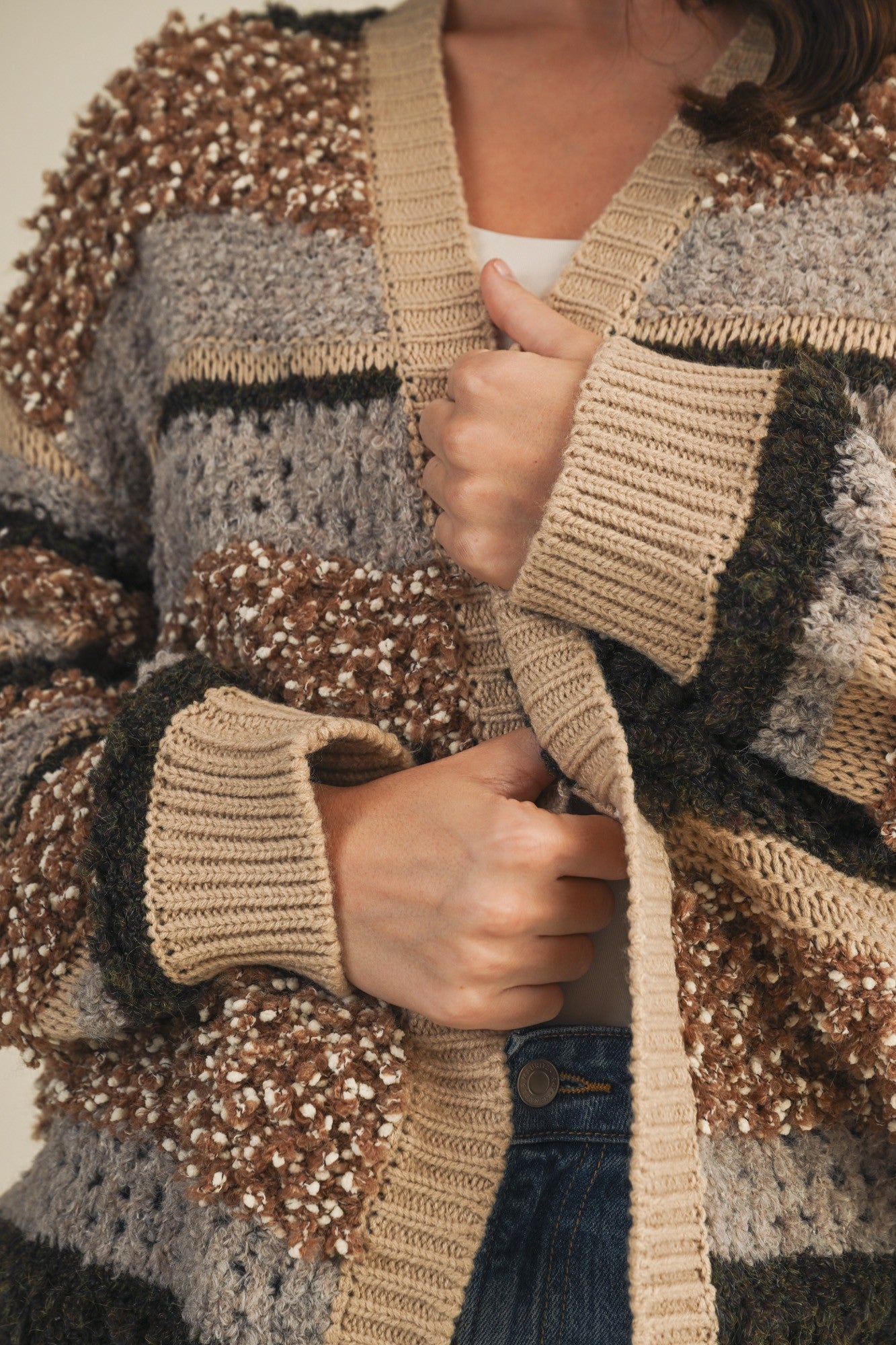 MAGGIE TEXTURED CARDIGAN