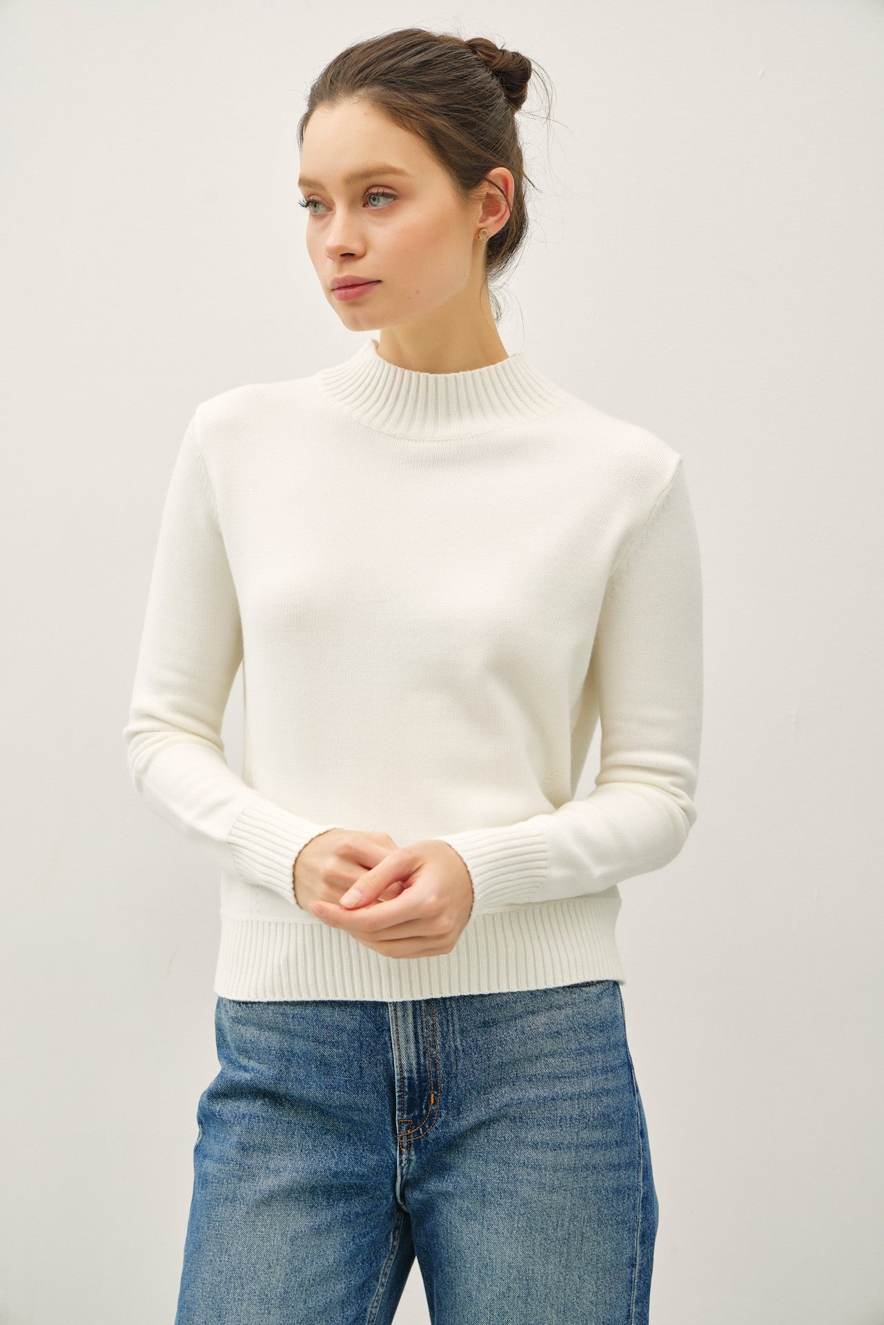 MEMORY MOCKNECK SWEATER