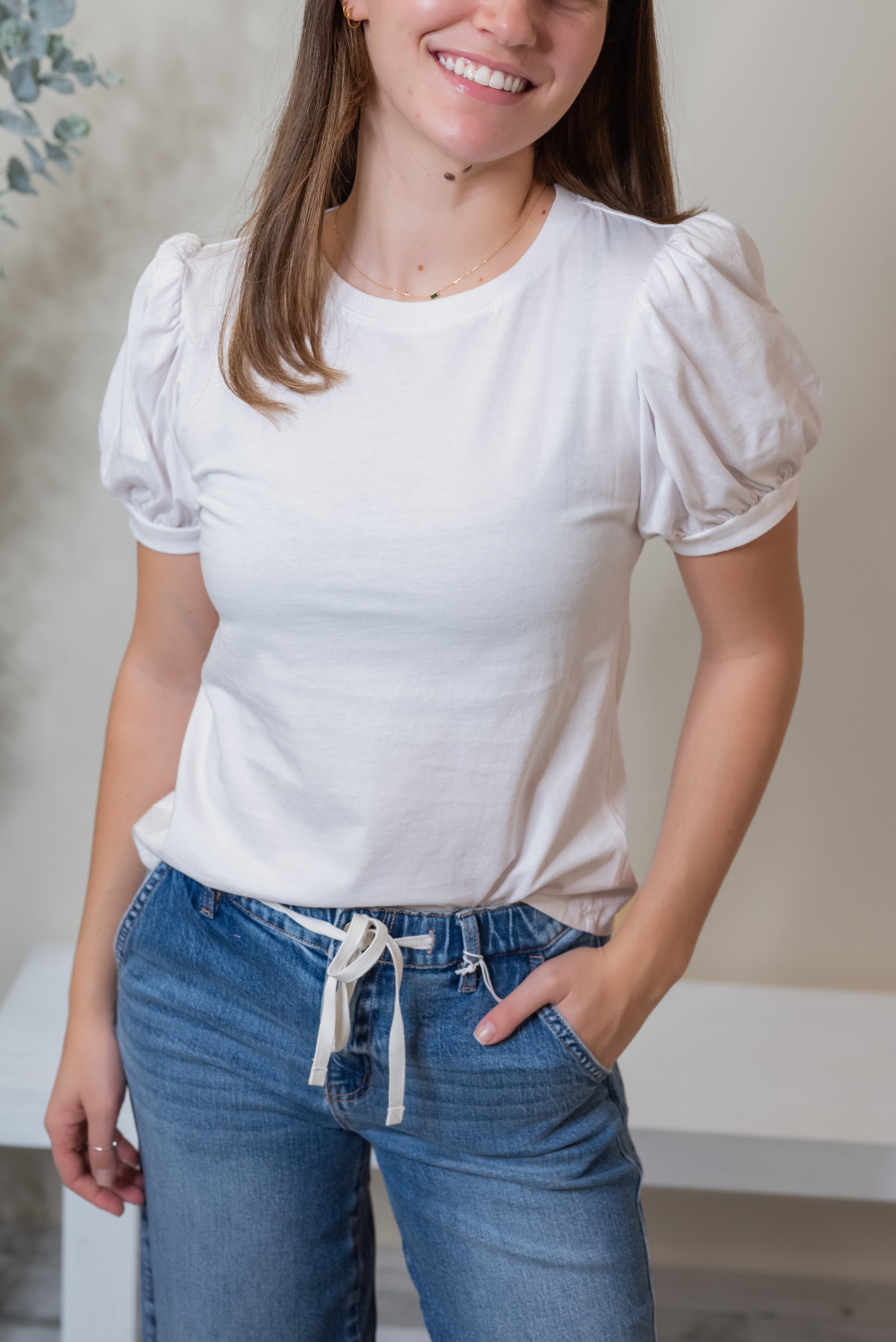 GERALYN PUFF SLV TOP