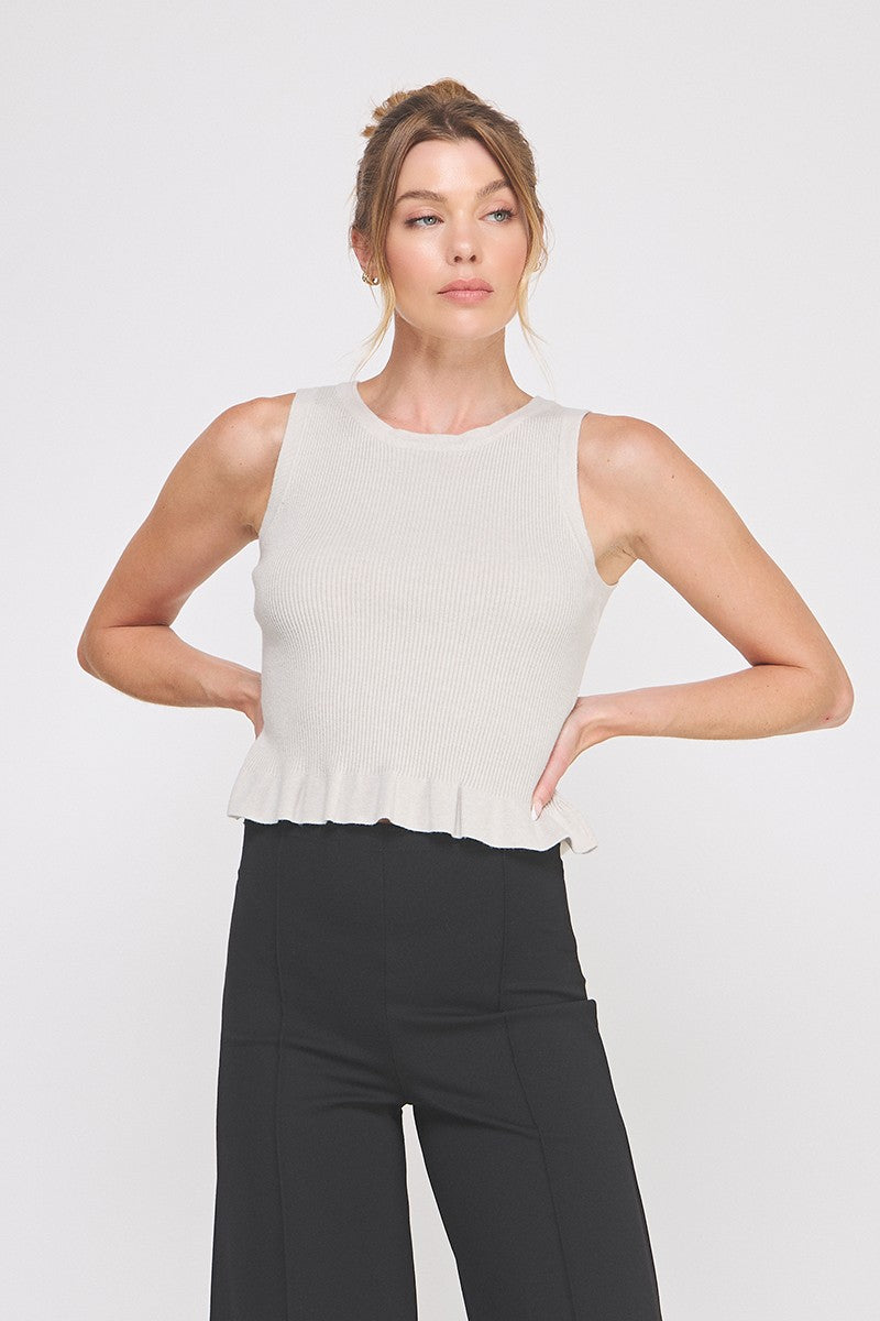 MADDISON PEPLUM TANK