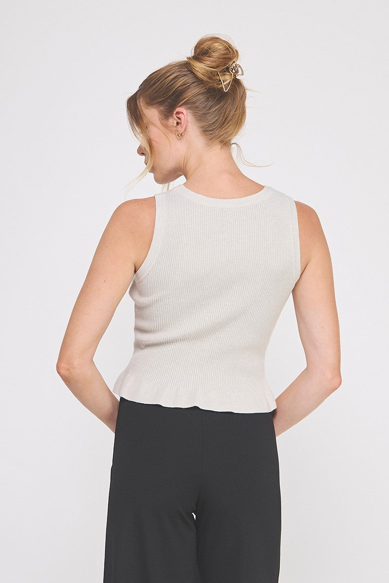 MADDISON PEPLUM TANK