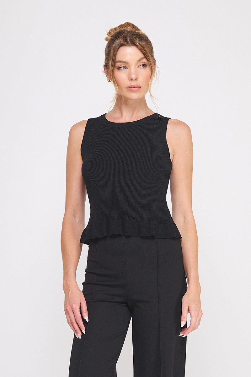 MADDISON PEPLUM TANK