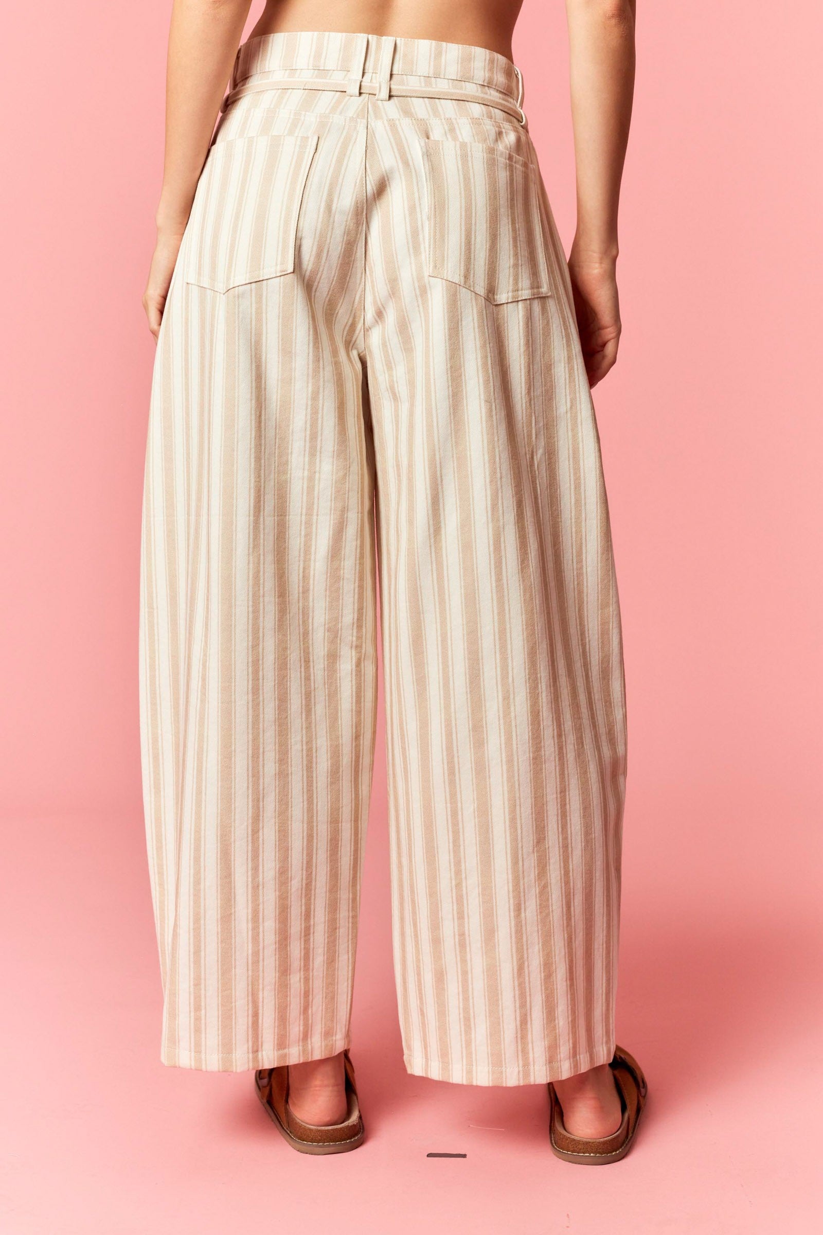 RHODES STRIPE BARREL PANT