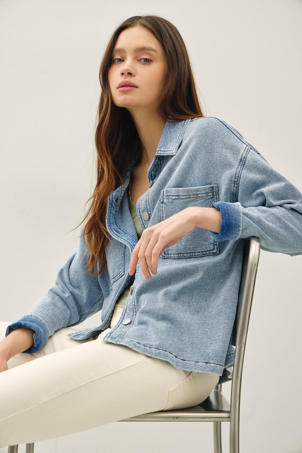 BRECKLY CROP SHACKET