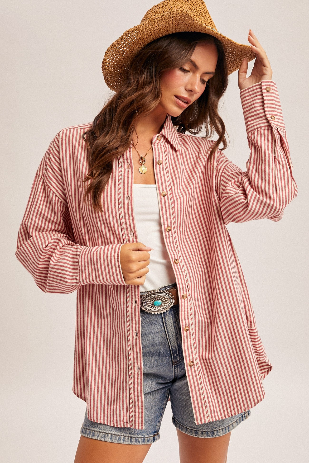 LAUREN STRIPED SHIRT