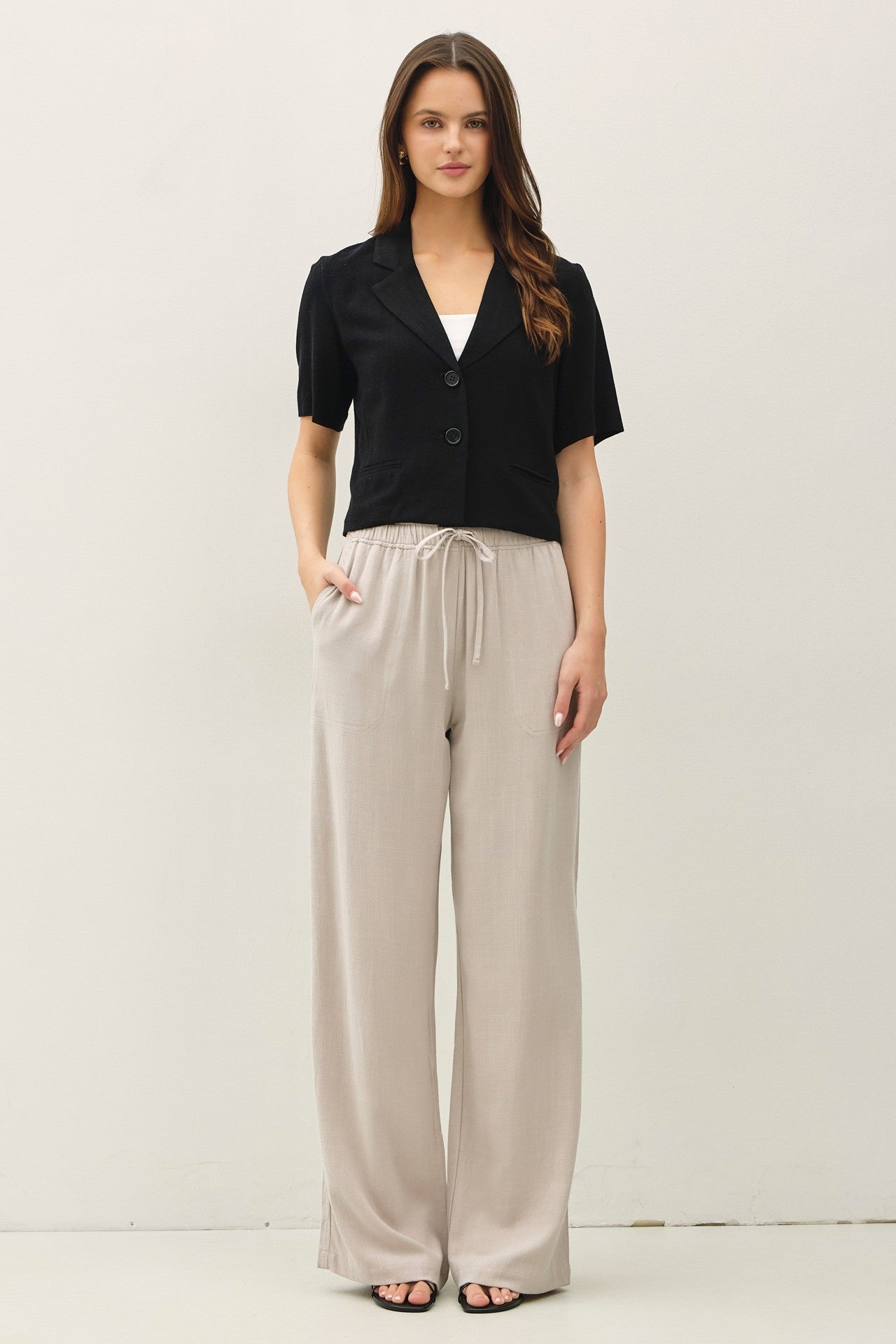 ADELLE LINEN BLEND PANTS