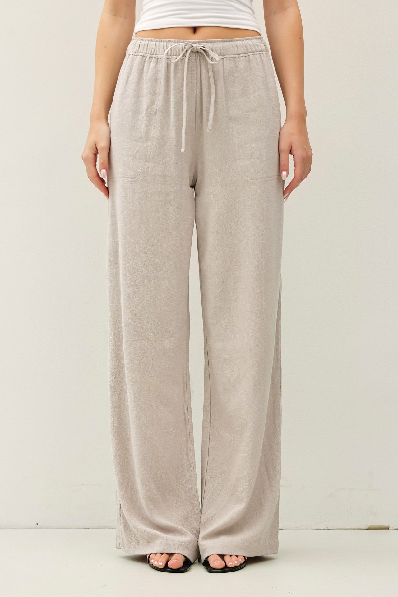 ADELLE LINEN BLEND PANTS
