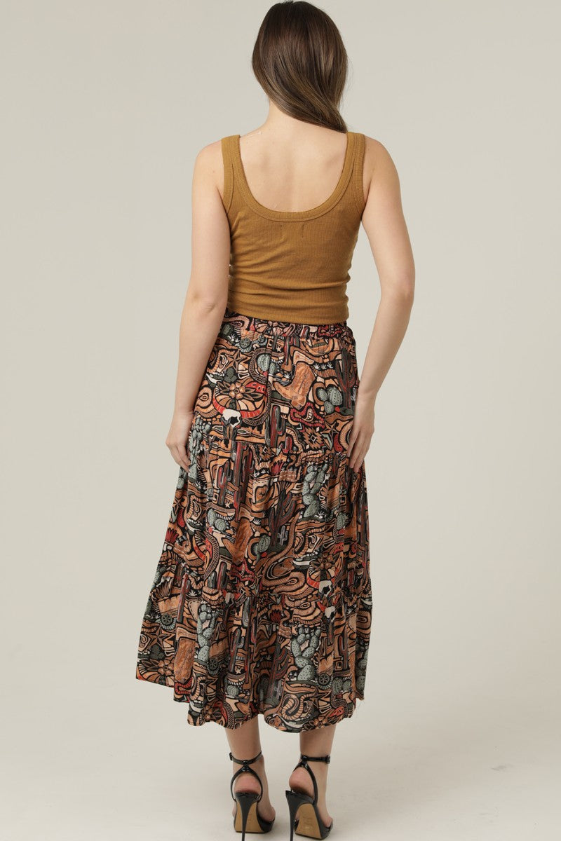 CACTUS WESTERN SKIRT