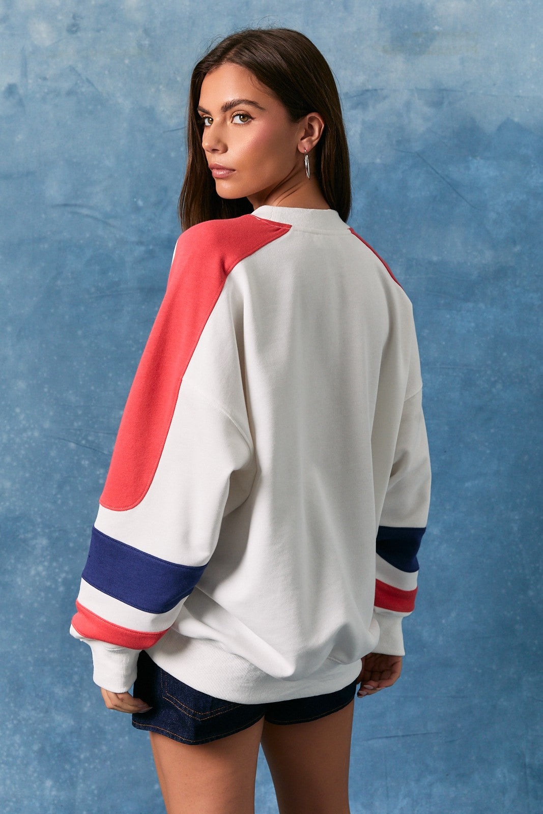 USA COLORBLOCK SWEATSHIRT