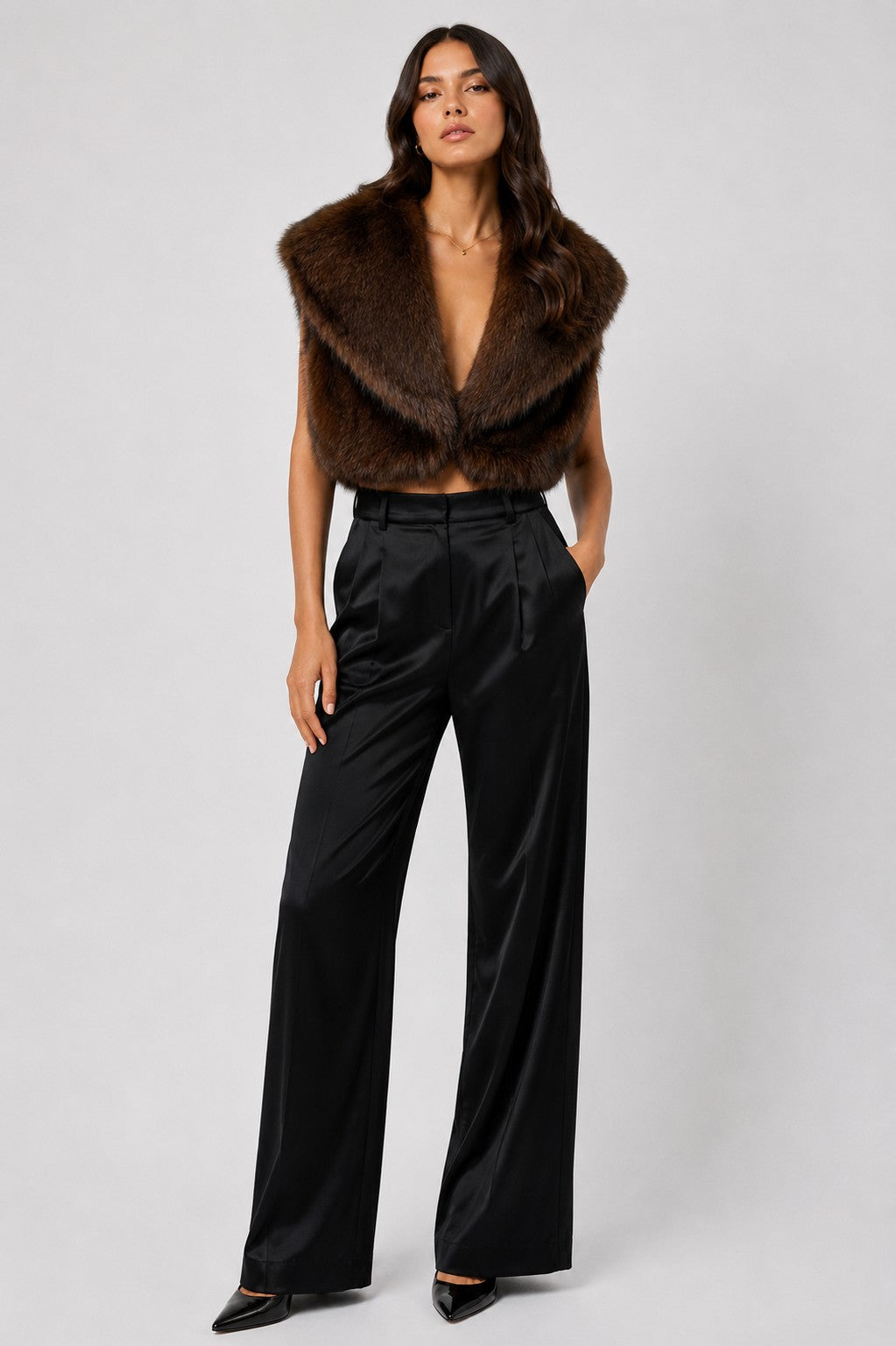 NIKKI FUR VEST