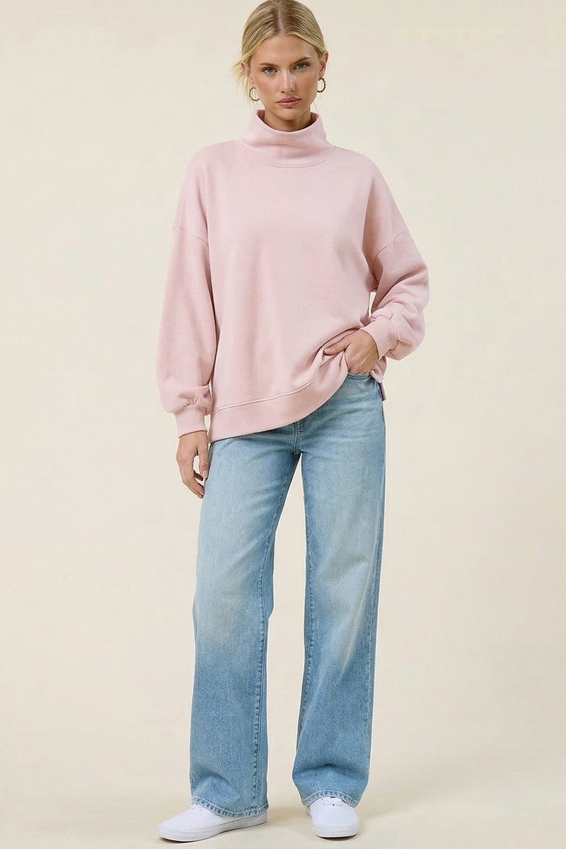 TEAGAN MOCKNECK SWEATSHIRT