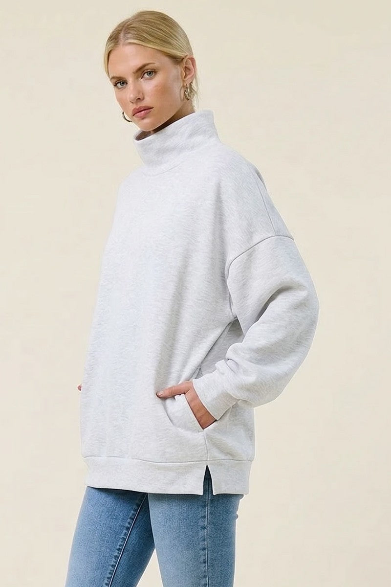 TEAGAN MOCKNECK SWEATSHIRT