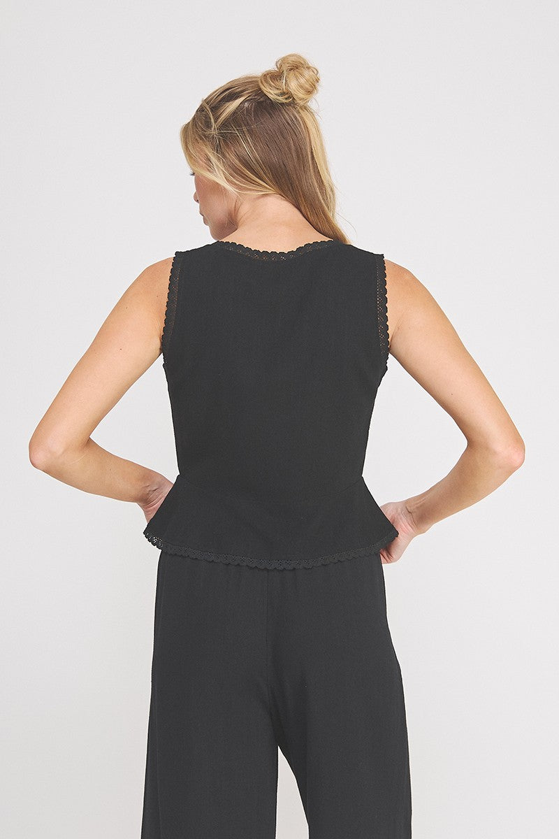 CONSTANCE PEPLUM TANK