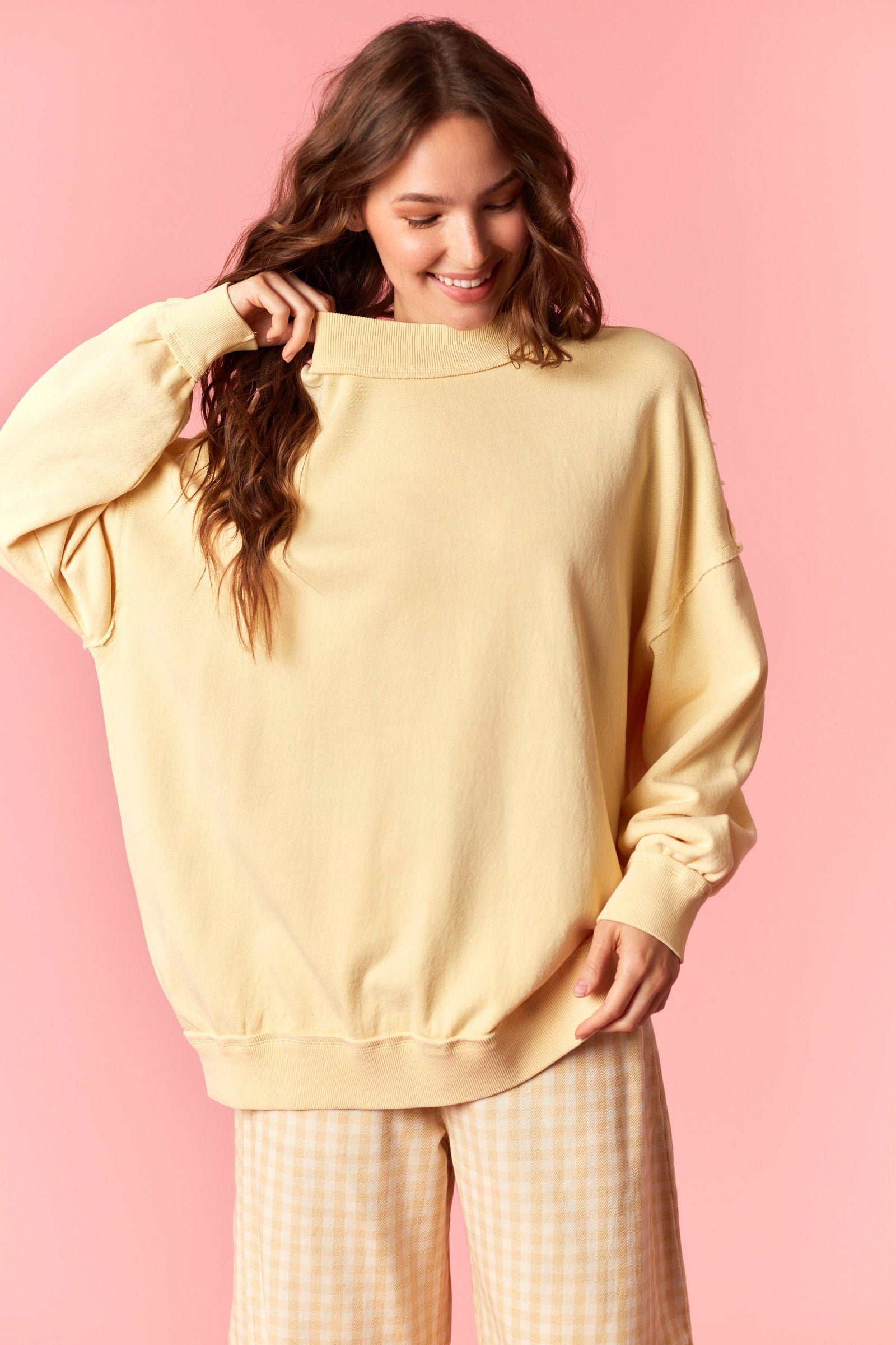 HANNA MOCKNECK SWEATSHIRT