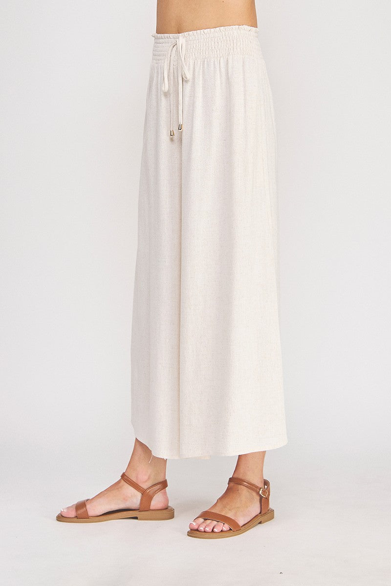 ELISE LINEN CAPRI