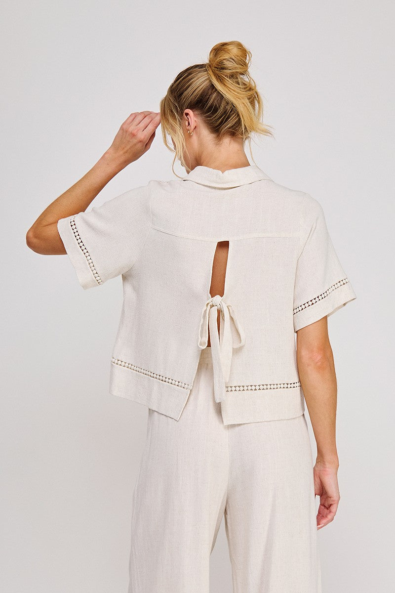 AUBRIANA LINEN SHIRT