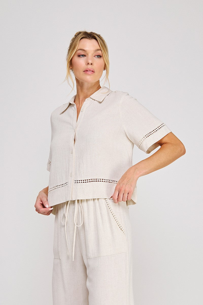 AUBRIANA LINEN SHIRT