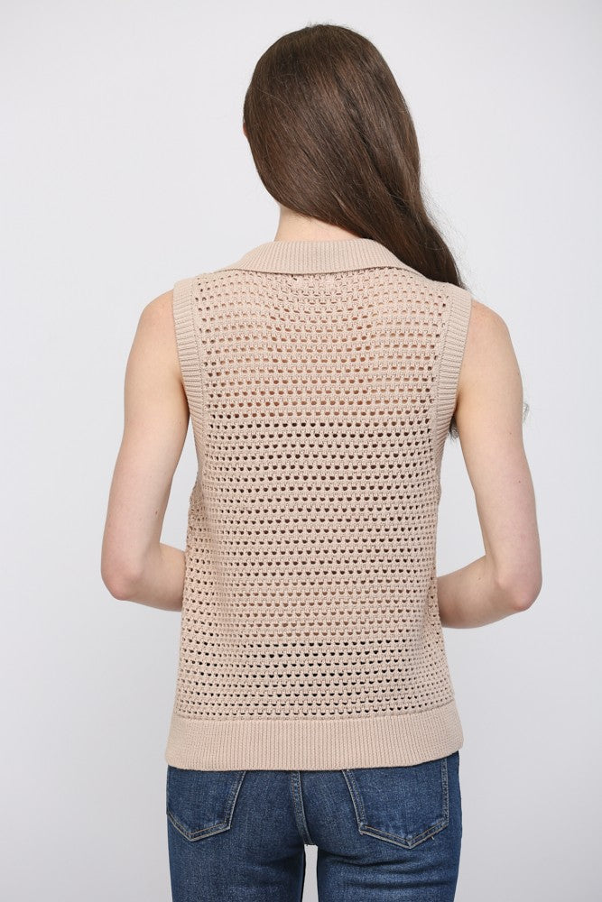 VALERIE HALF-ZIP SWEATER