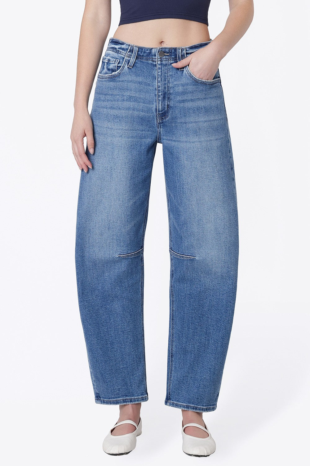STIRRING HR BARREL JEAN