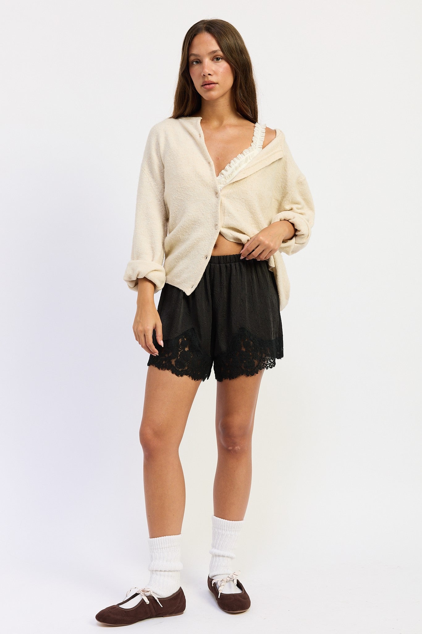DAYANARA SATIN SHORTS