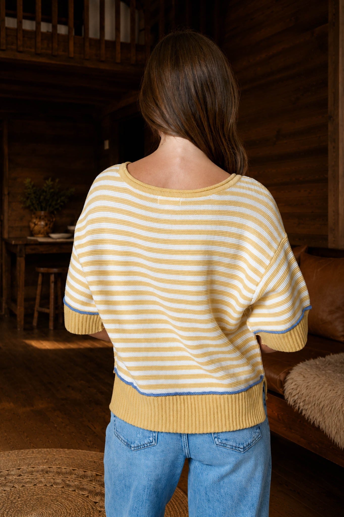 GENTRY STRIPE SWEATER