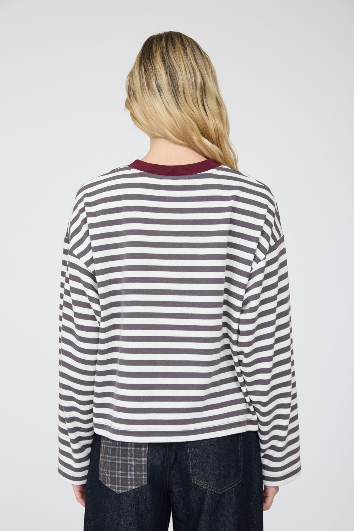 LUCILE LS STRIPE TOP