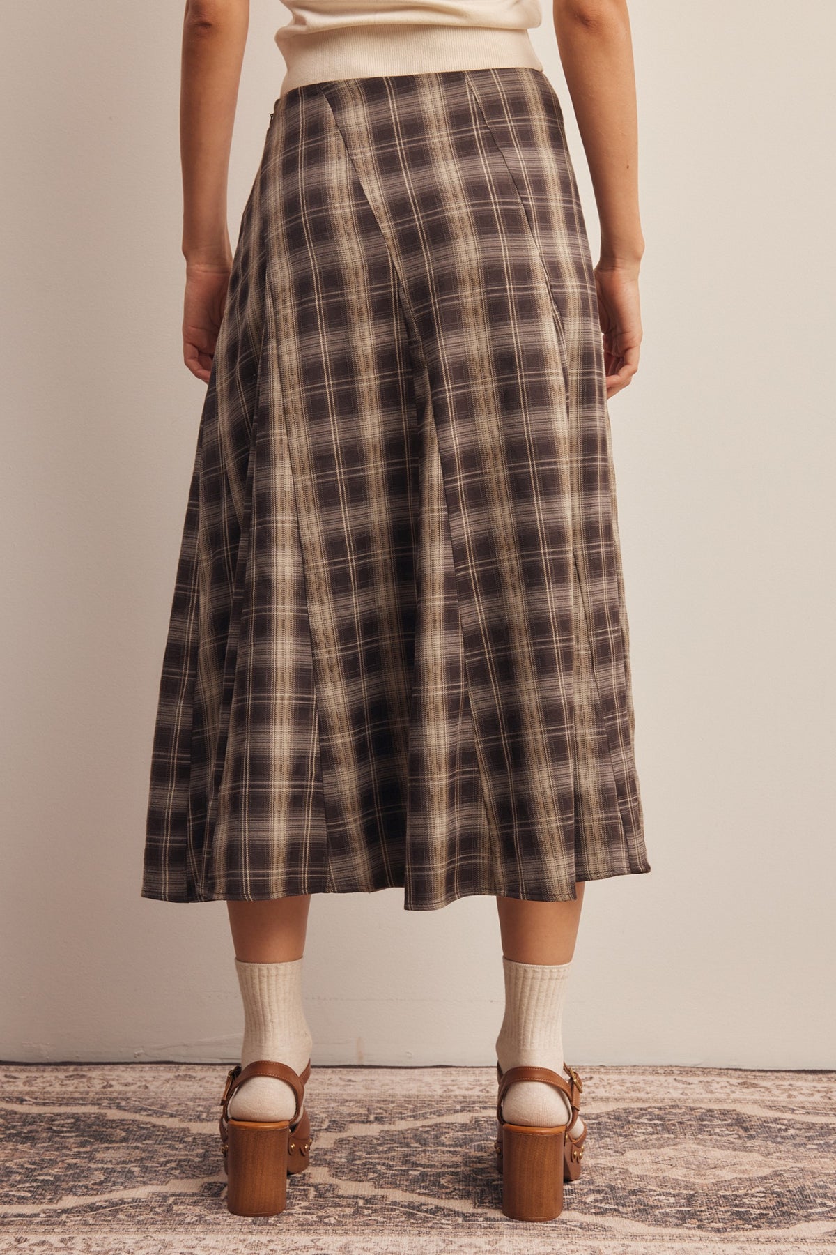LARISSA PLAID SKIRT
