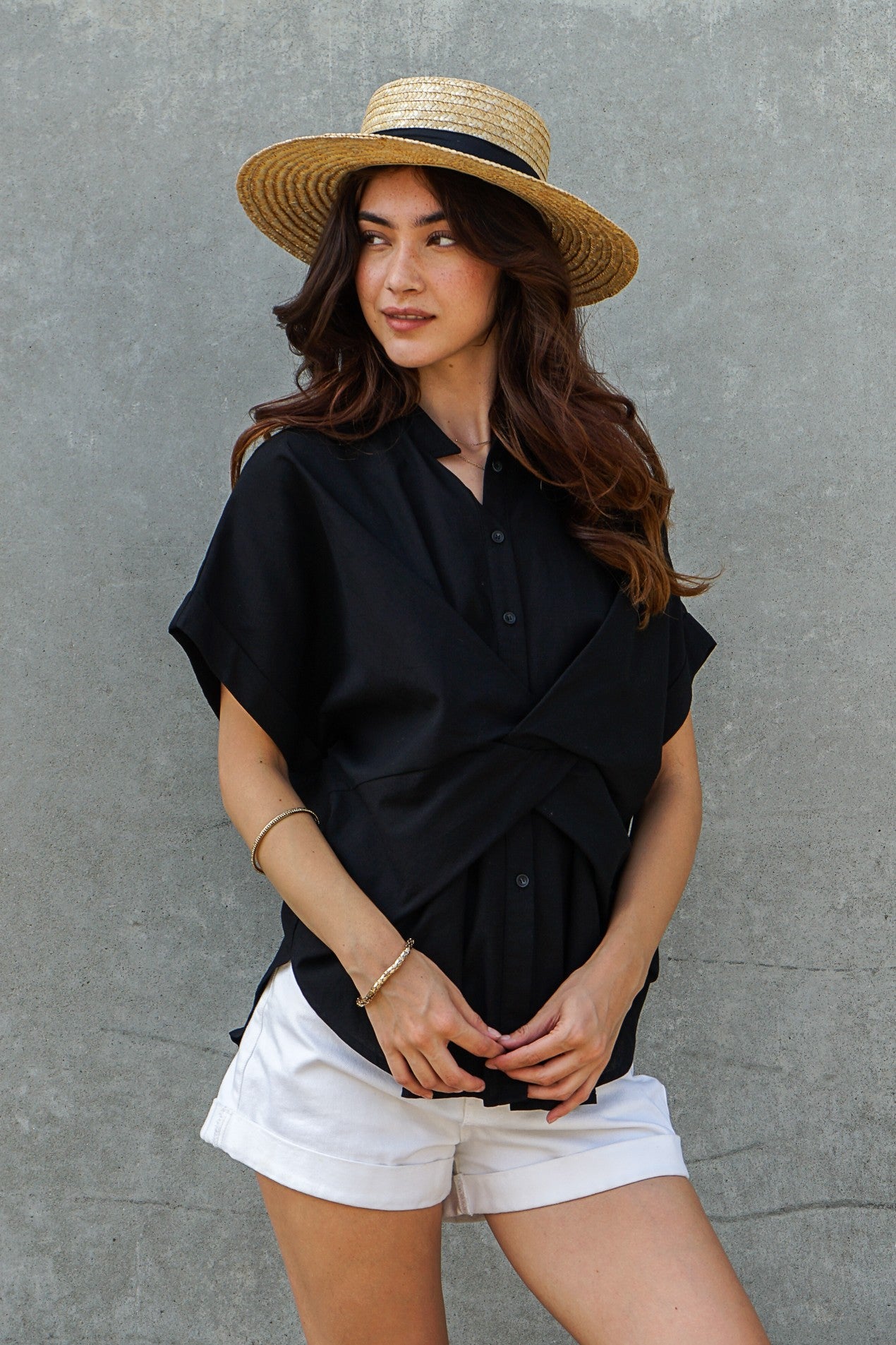 NINA TWIST BLOUSE