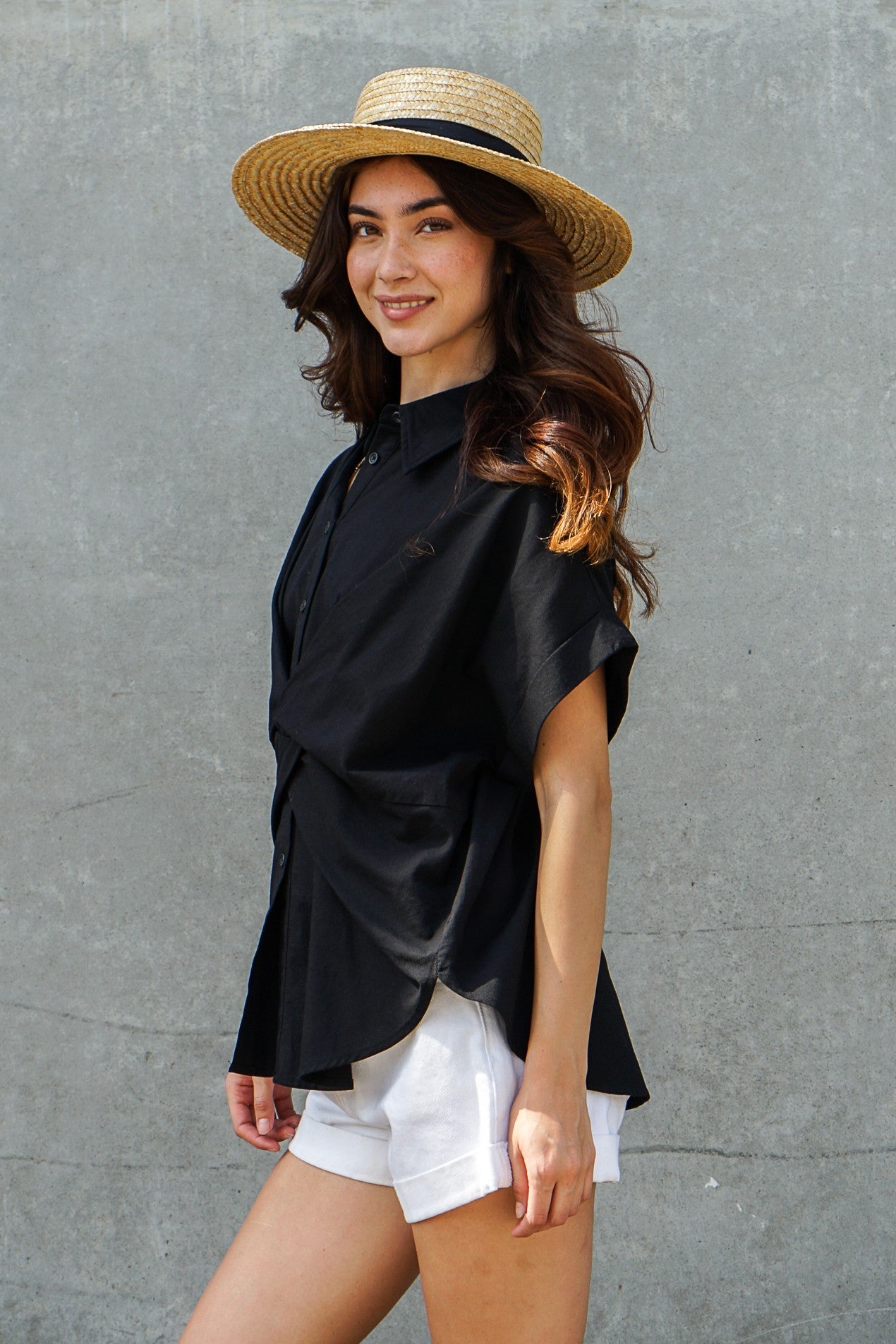 NINA TWIST BLOUSE