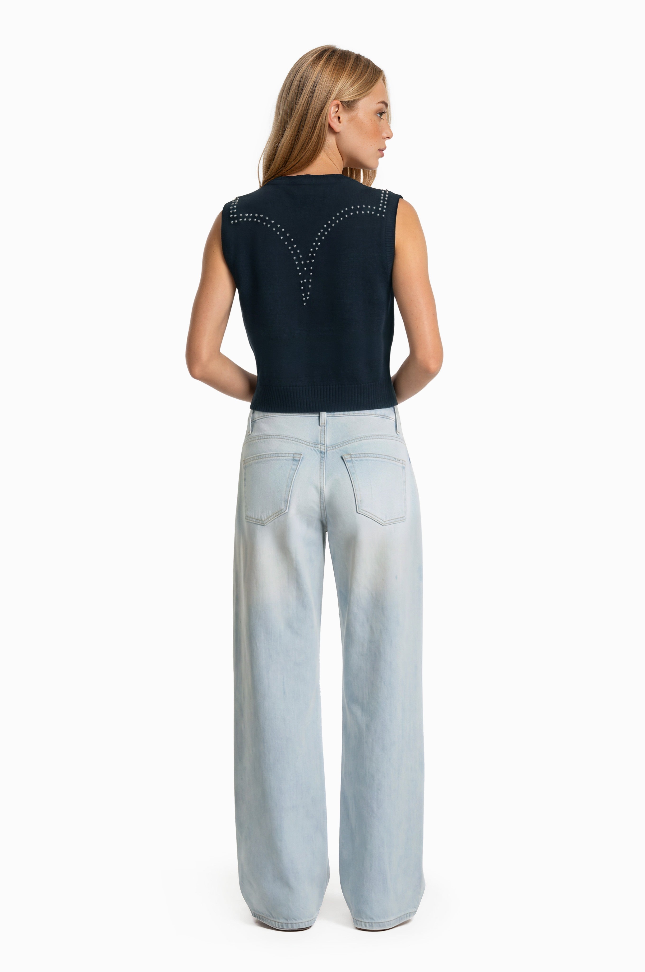 ADELLE STUD VEST
