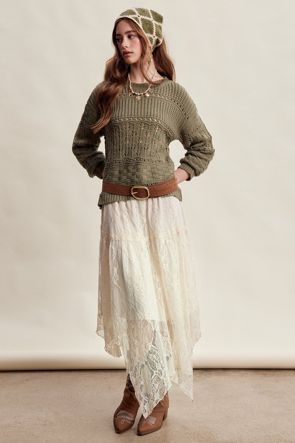 ANDY LACE SKIRT