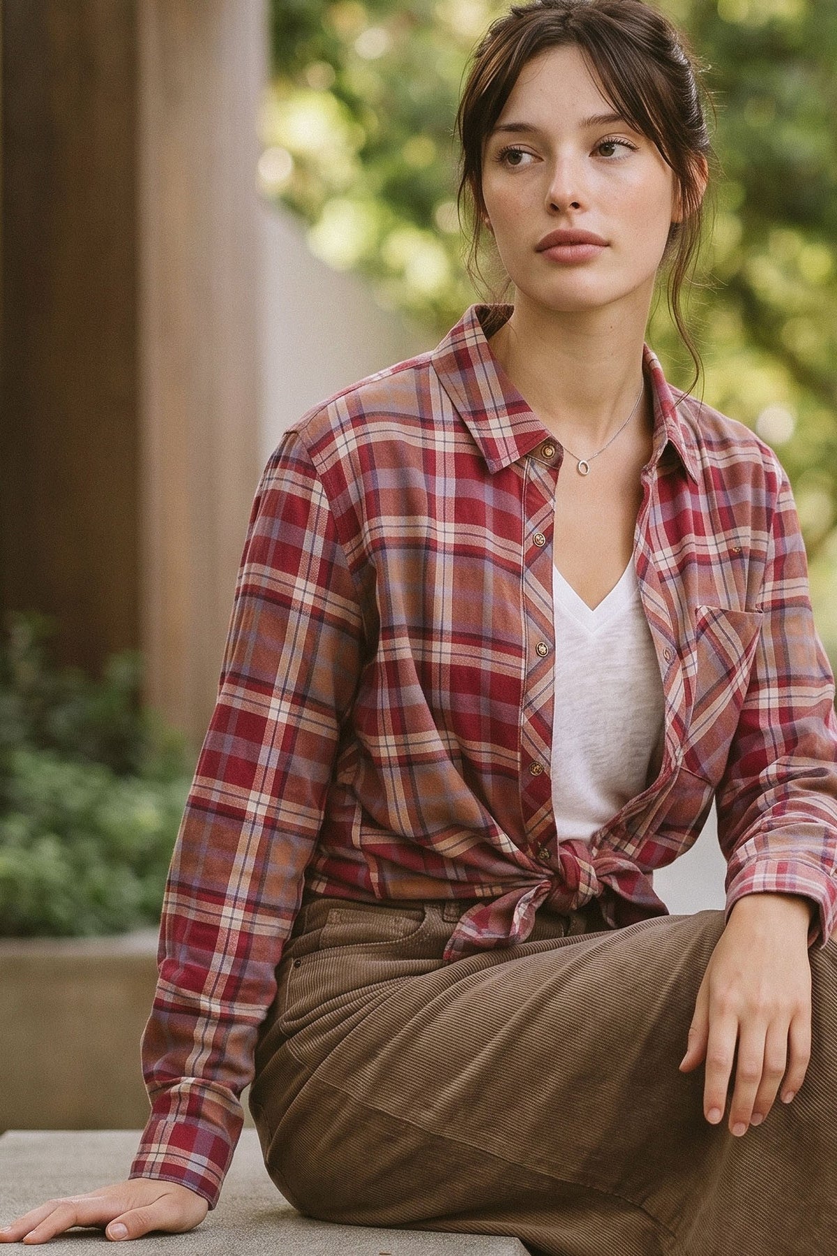 BRANDIE PLAID SHIRT