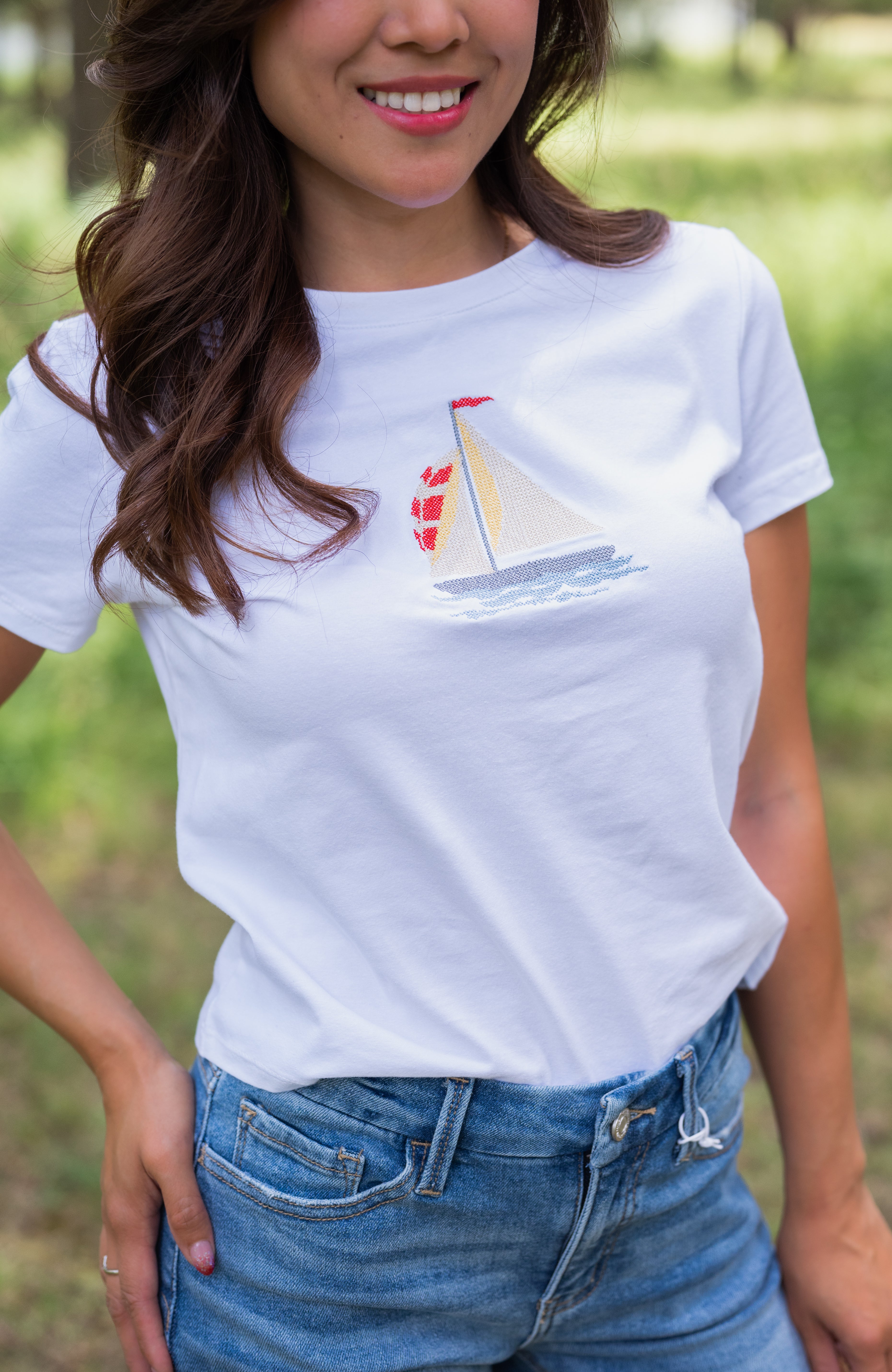 SAILBOAT GRAPHIC TEE