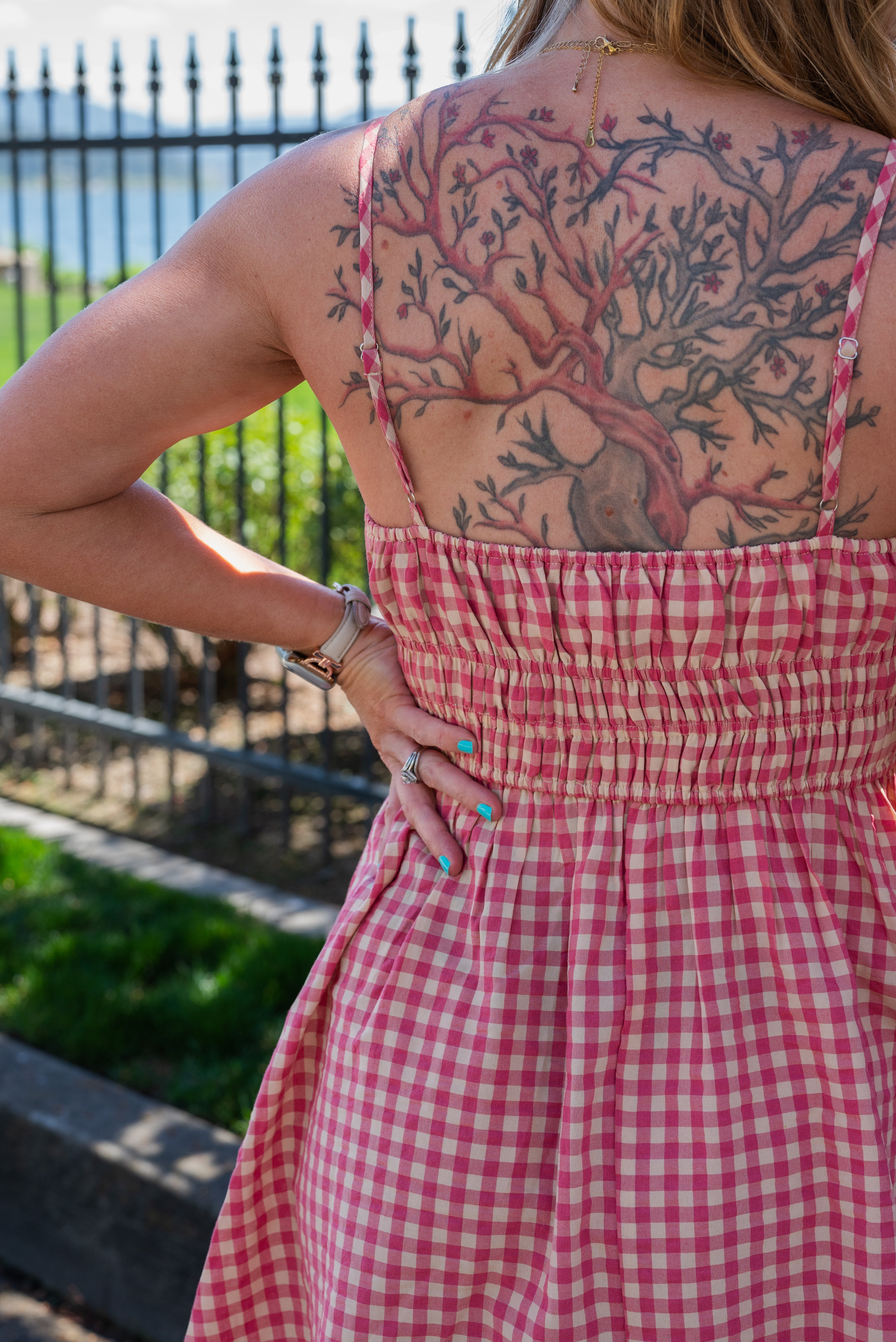 Cherry Basket Mini Dress