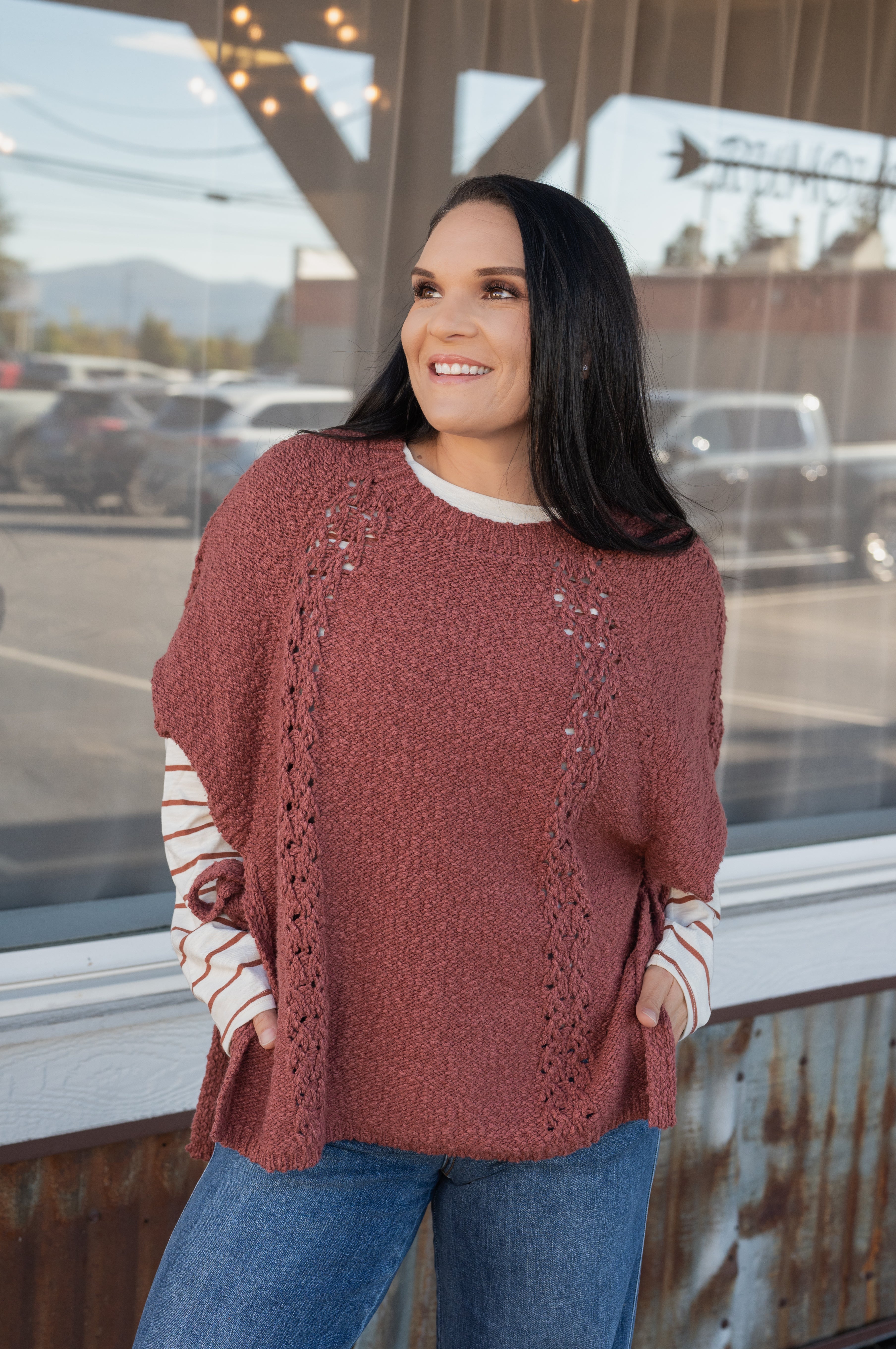 WATTS SWEATER PONCHO