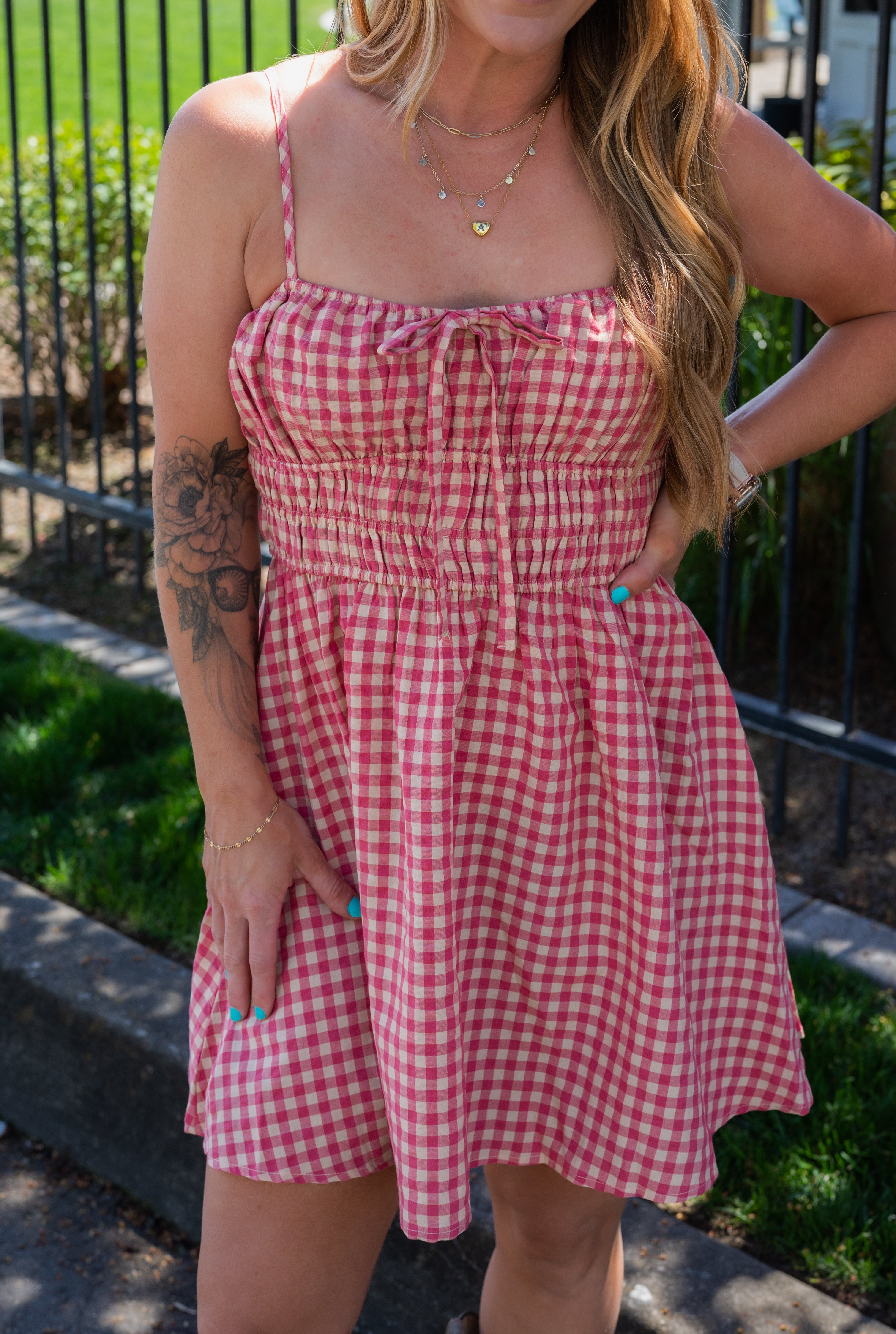 Cherry Basket Mini Dress