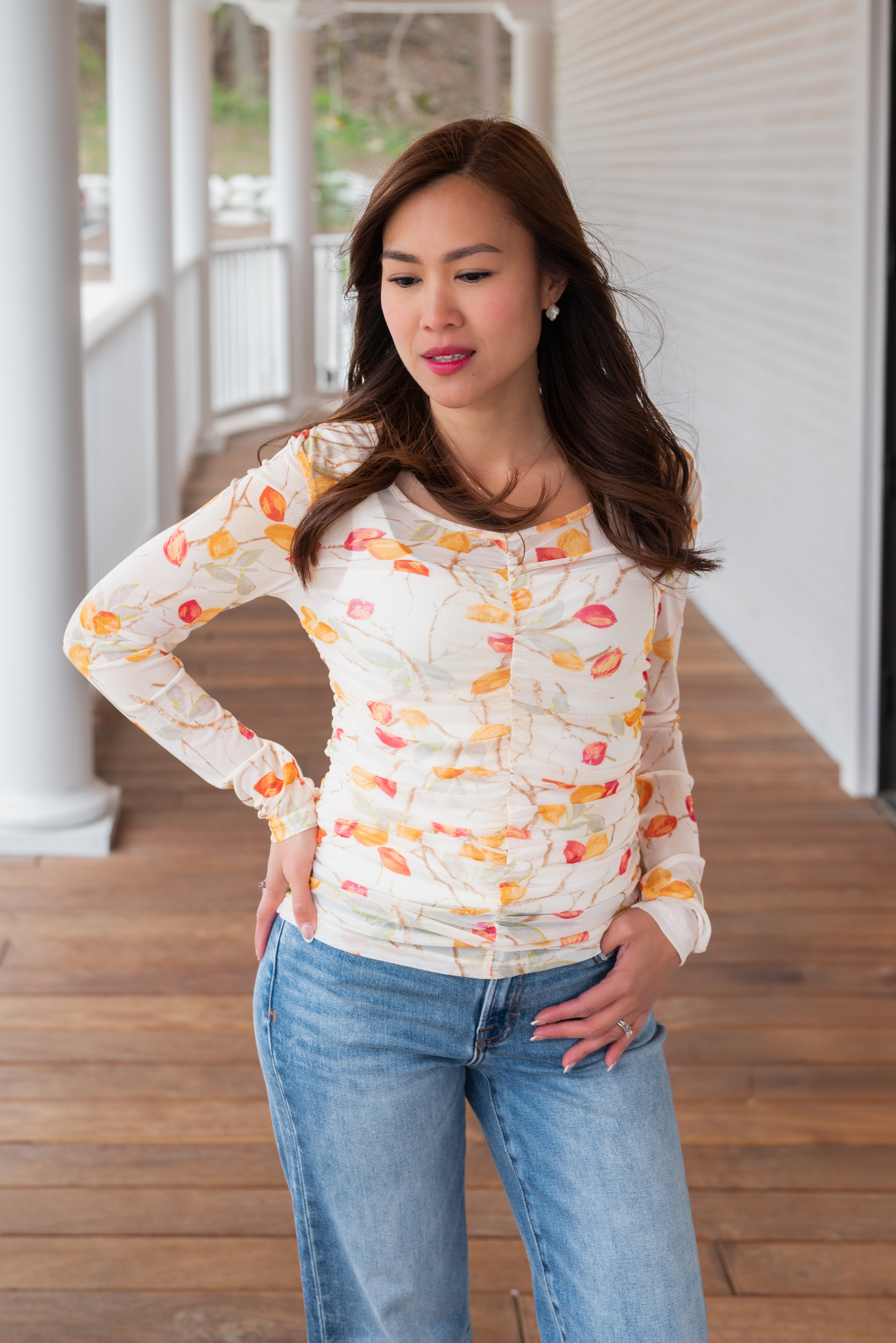 CLAIRE FLORAL TOP