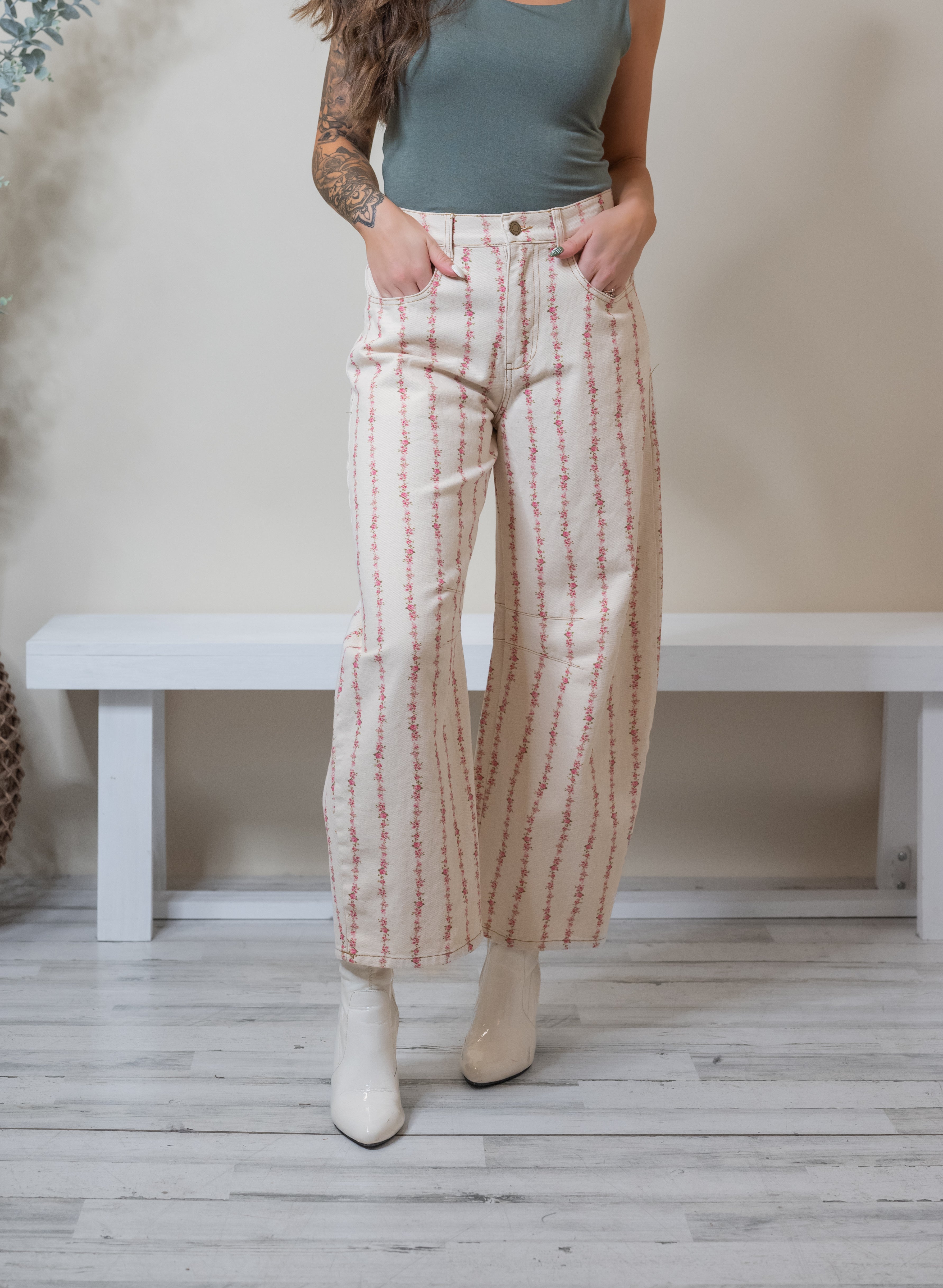 SONYA FLORAL PANTS
