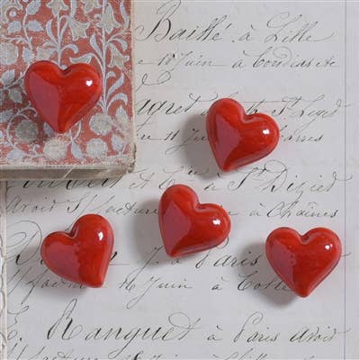 GLASS HEART - Red