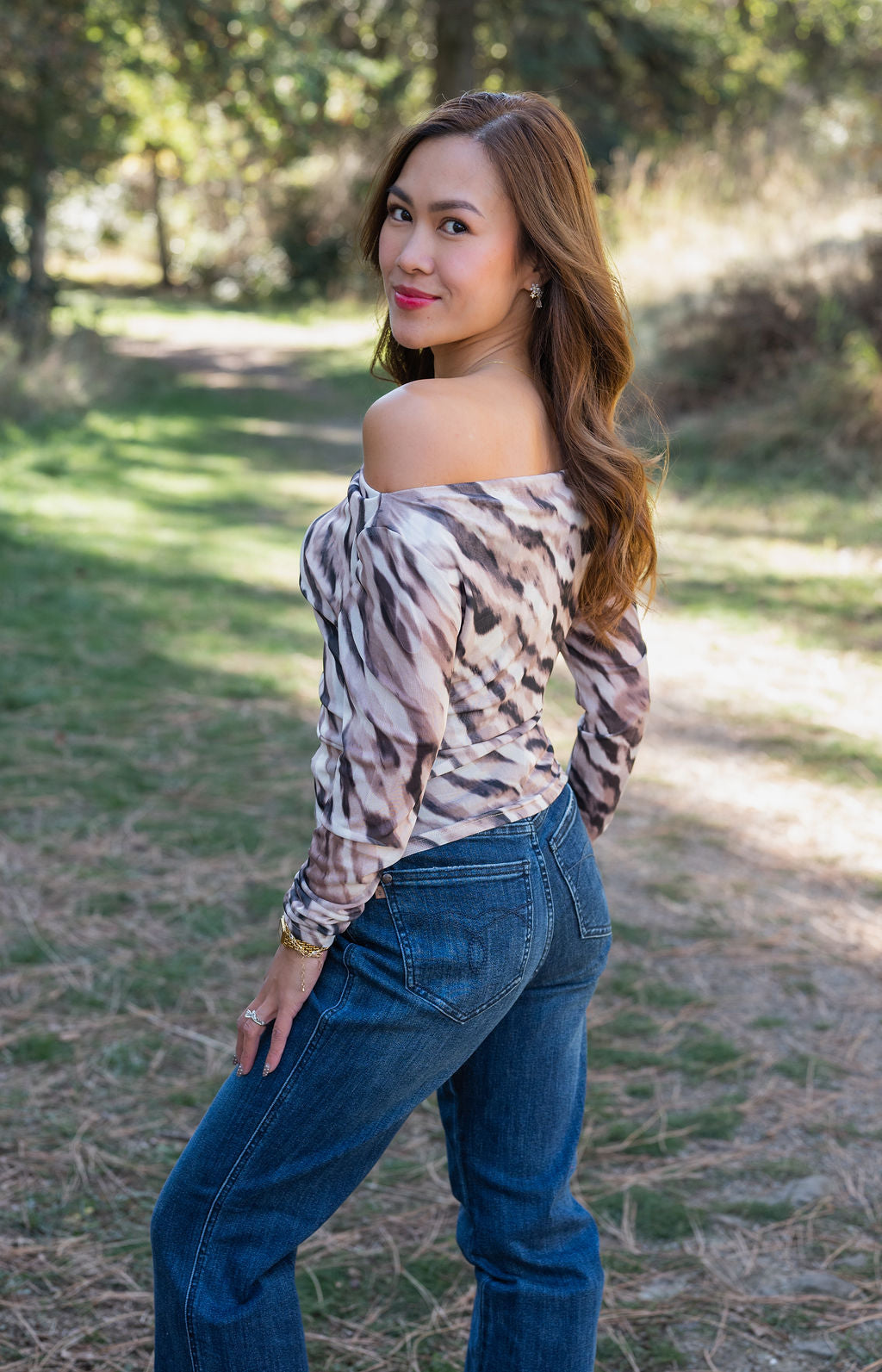 JACQUI MESH TOP