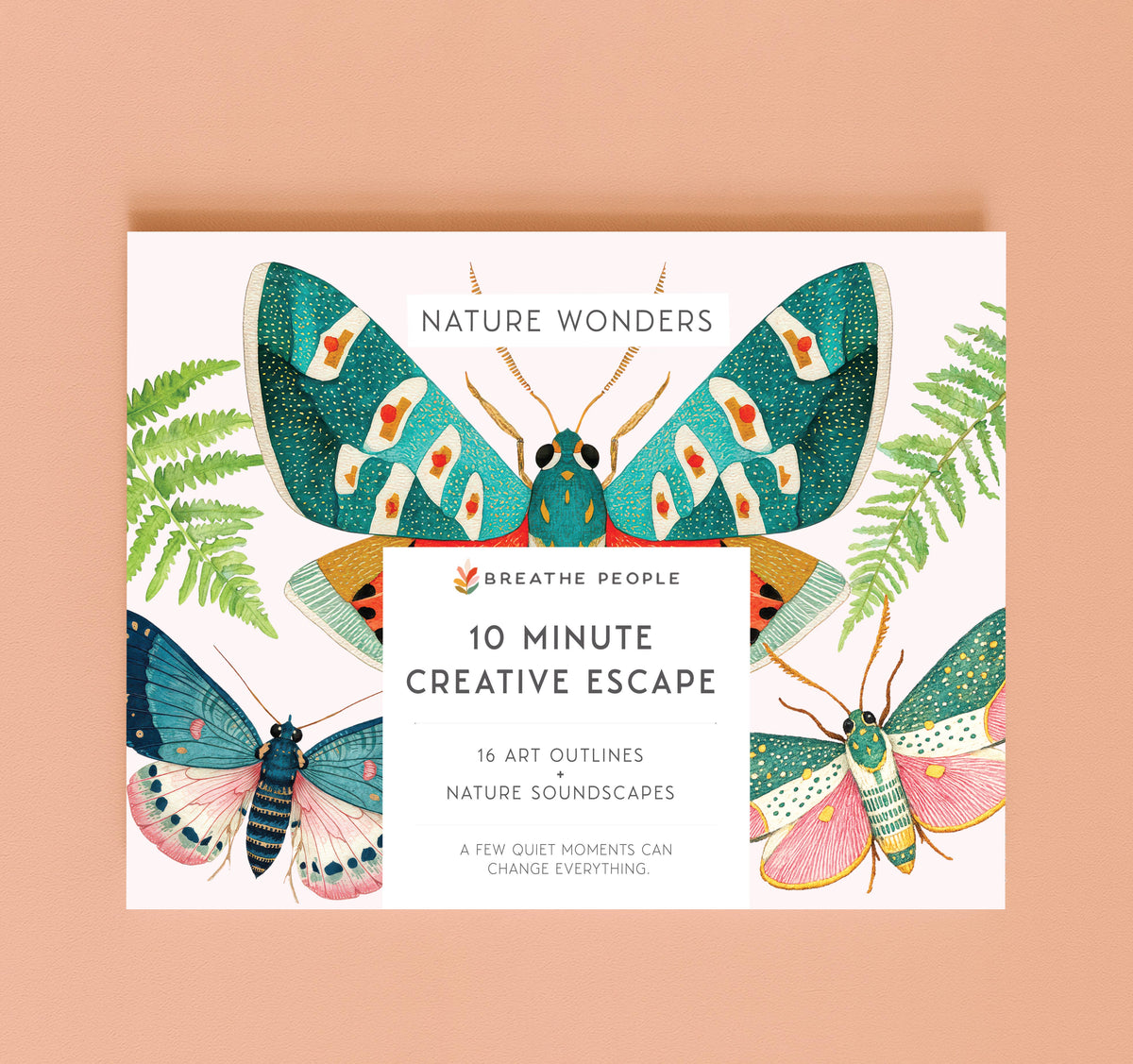 10 Minute Creative Escape Art Book — Nature Wonders